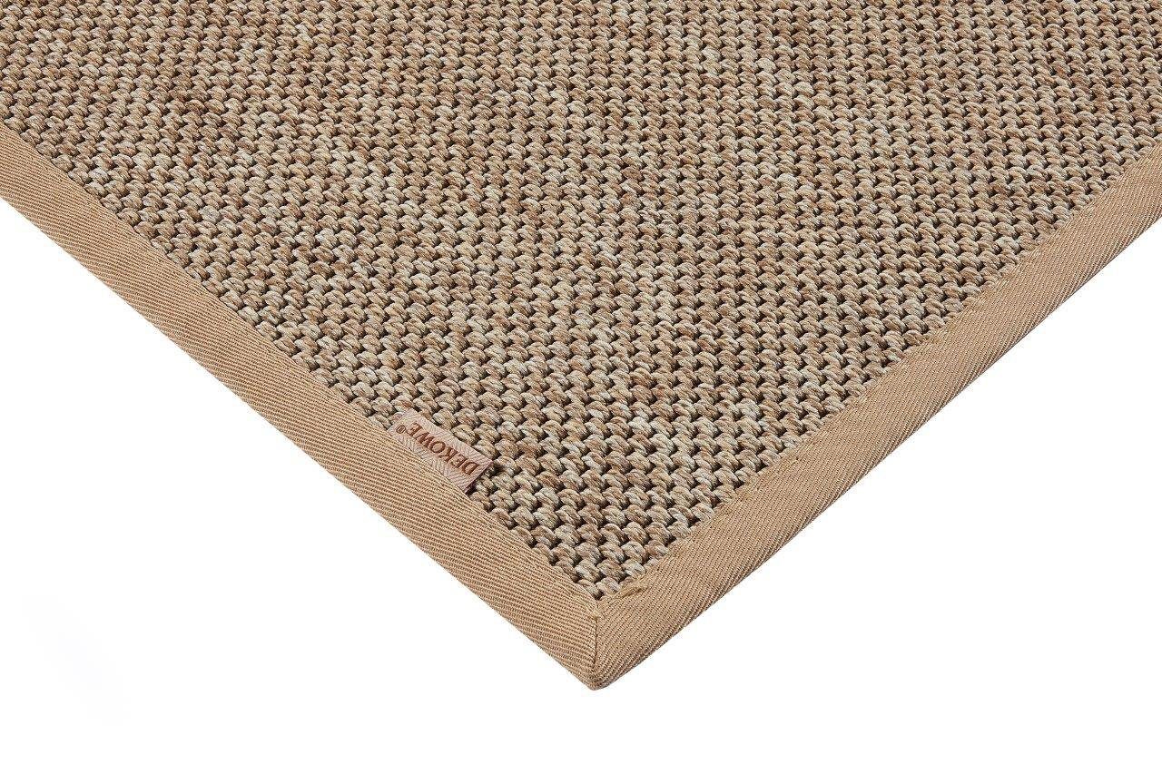 Sisal Dekowe, rechteckig, geeignet und Outdoor camelfarben mm, Naturino Optik, In- 10 Prestige, meliert, Höhe: Teppich Flachgewebe,