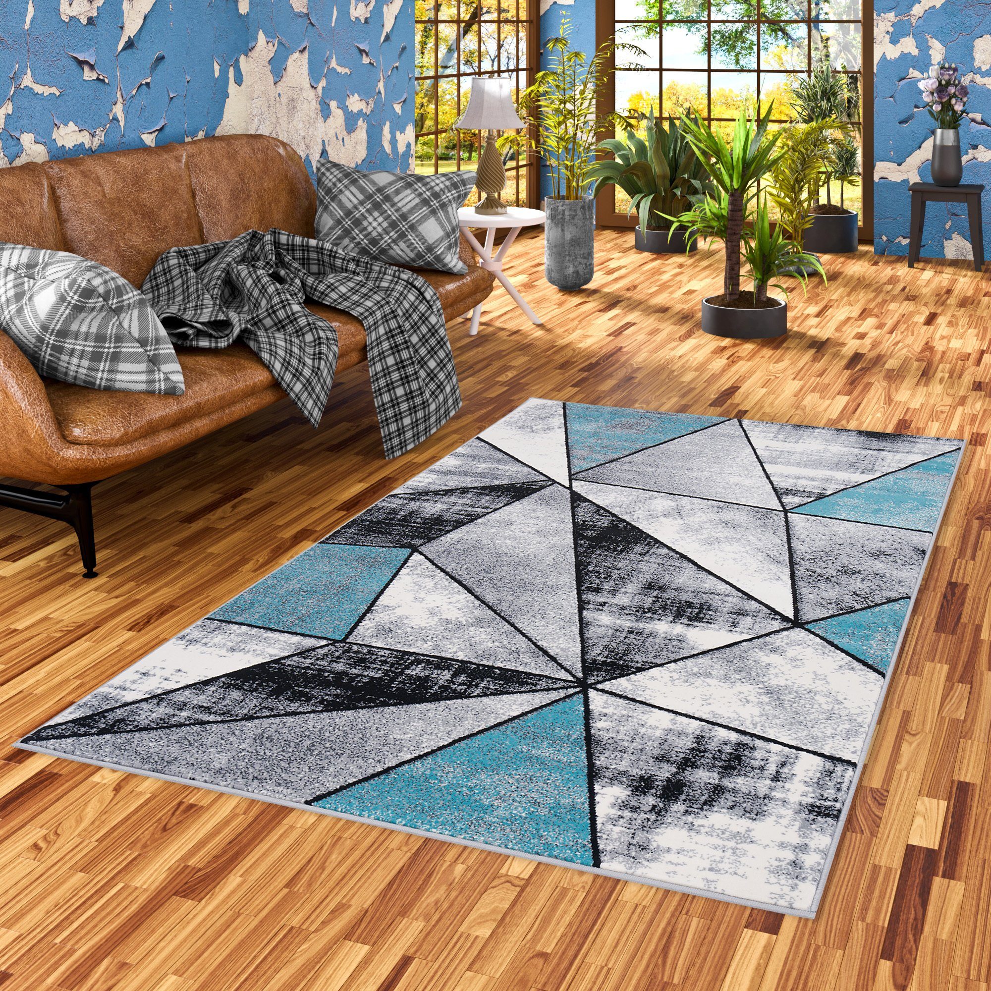 Pergamon Designteppich Designer Teppich Brilliant Magic, Rechteckig, Höhe: 6 mm