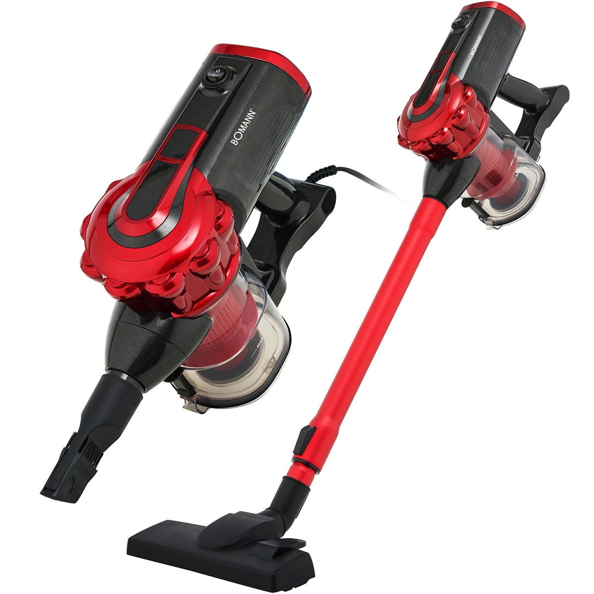 BOMANN Bodenstaubsauger BS 6072 CB, Staubsauger Handstaubsauger, starke Saugleistung