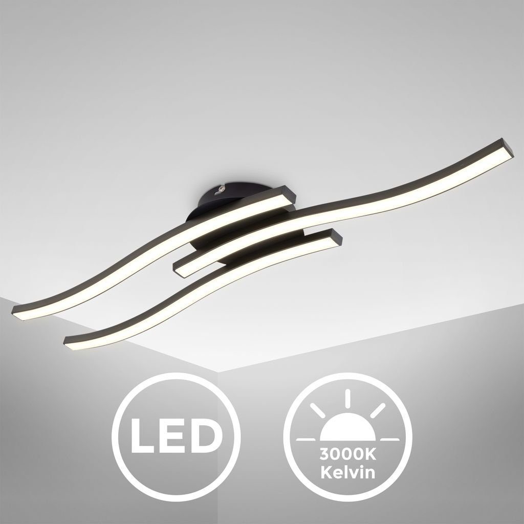 B.K.Licht Deckenleuchte BKL1412-VAR, LED fest integriert, 3000K - Warmweiß