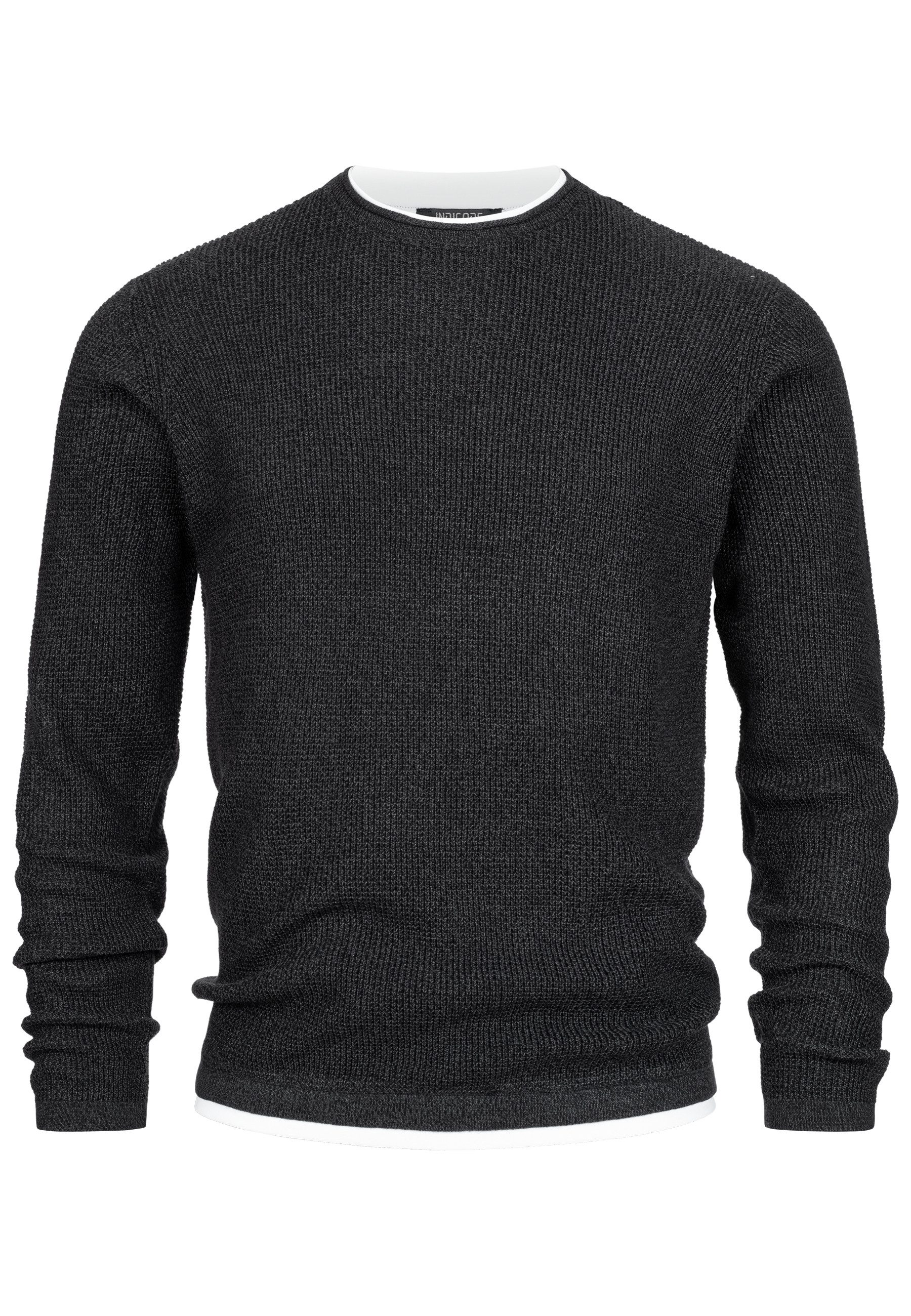 Indicode Strickpullover Herren INVillads Pullover Herrenpullover Strickpull günstig online kaufen