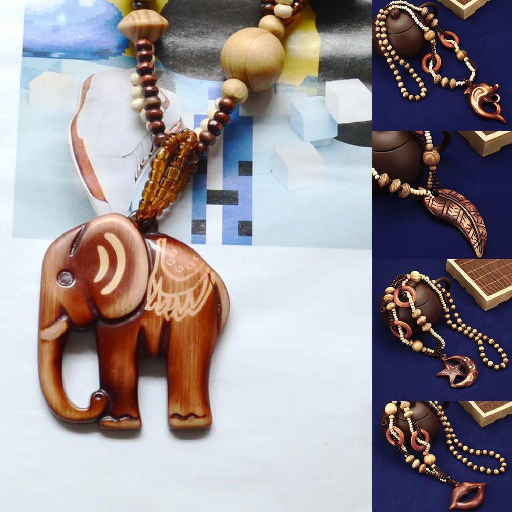 Retro-Modische Blusmart Aminal Halsreif Accessoires Perlenkette, Zodiacs-Form-Halskette,
