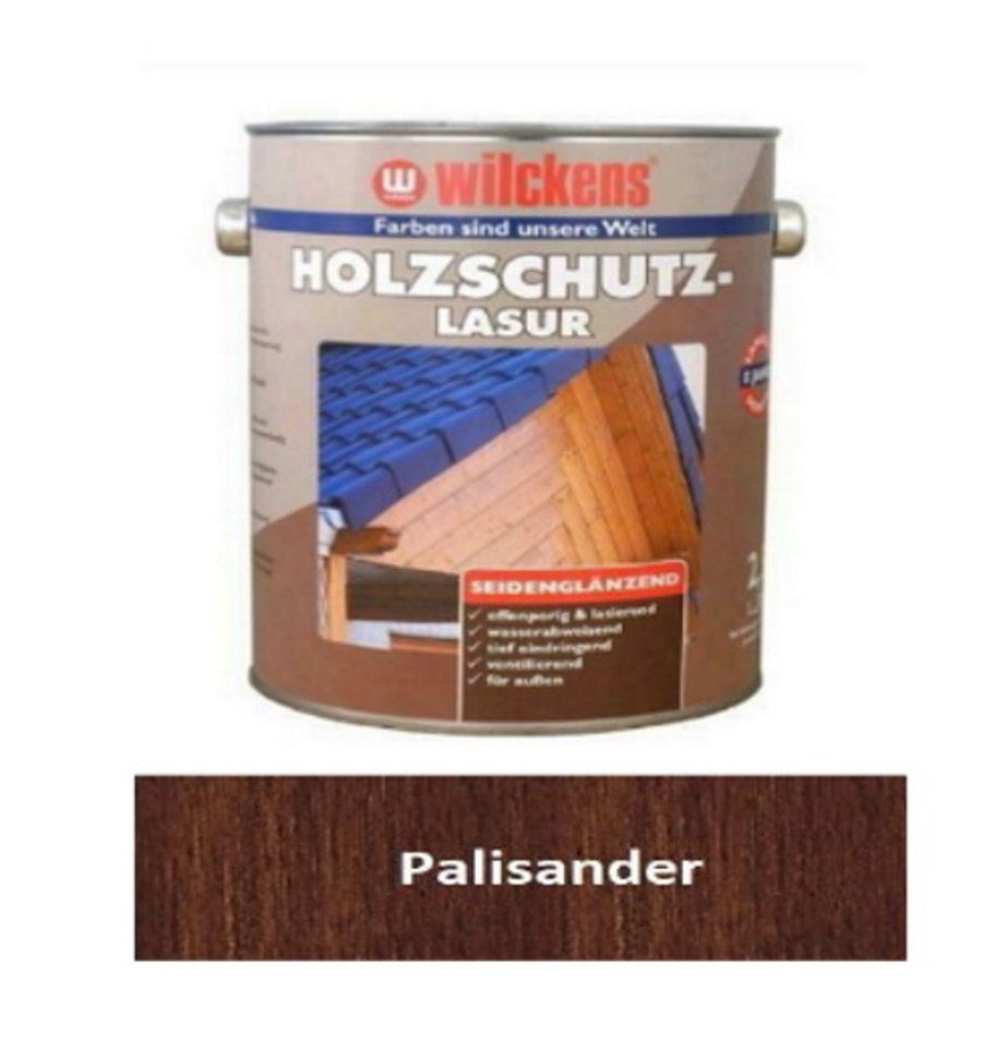 Wilckens Farben Holzschutzlasur 2,5 Liter Palisander Seidenglänzend