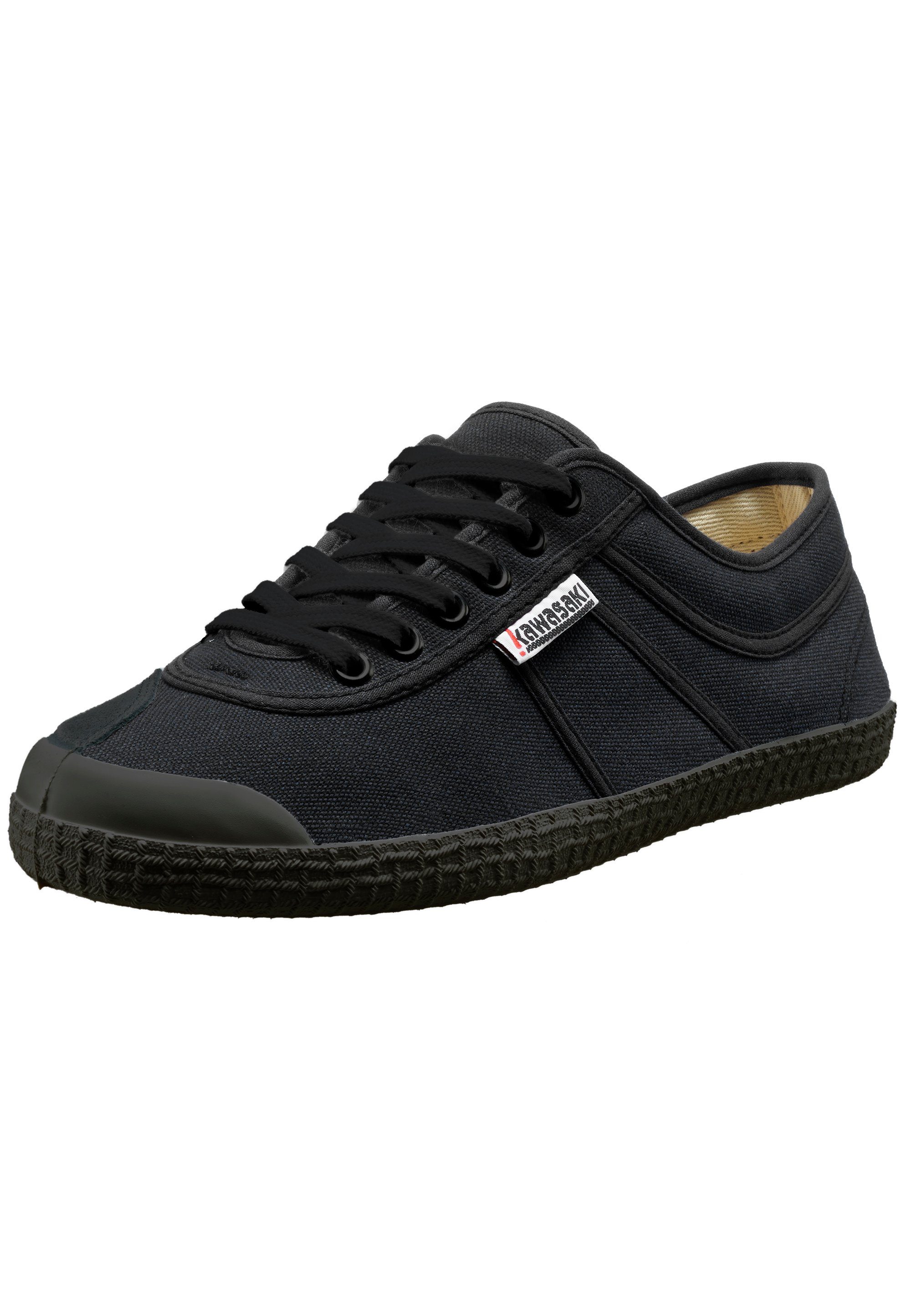 Kawasaki Legend Canvas hoog katoengehalte extra schwarz met Sneaker