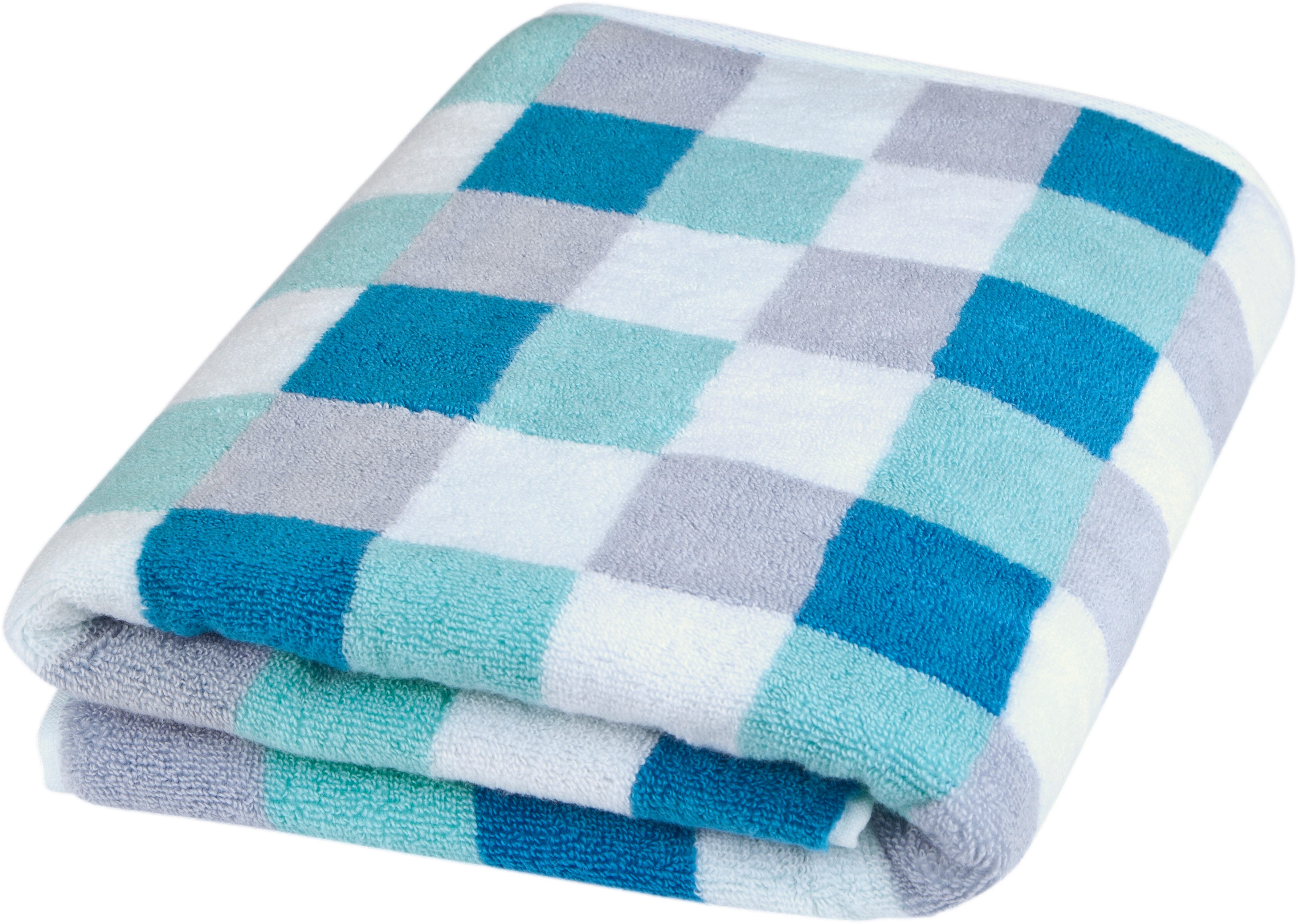 ROSS Duschtuch Würfelfond, Frottier (Set, 1-St), günstig online kaufen