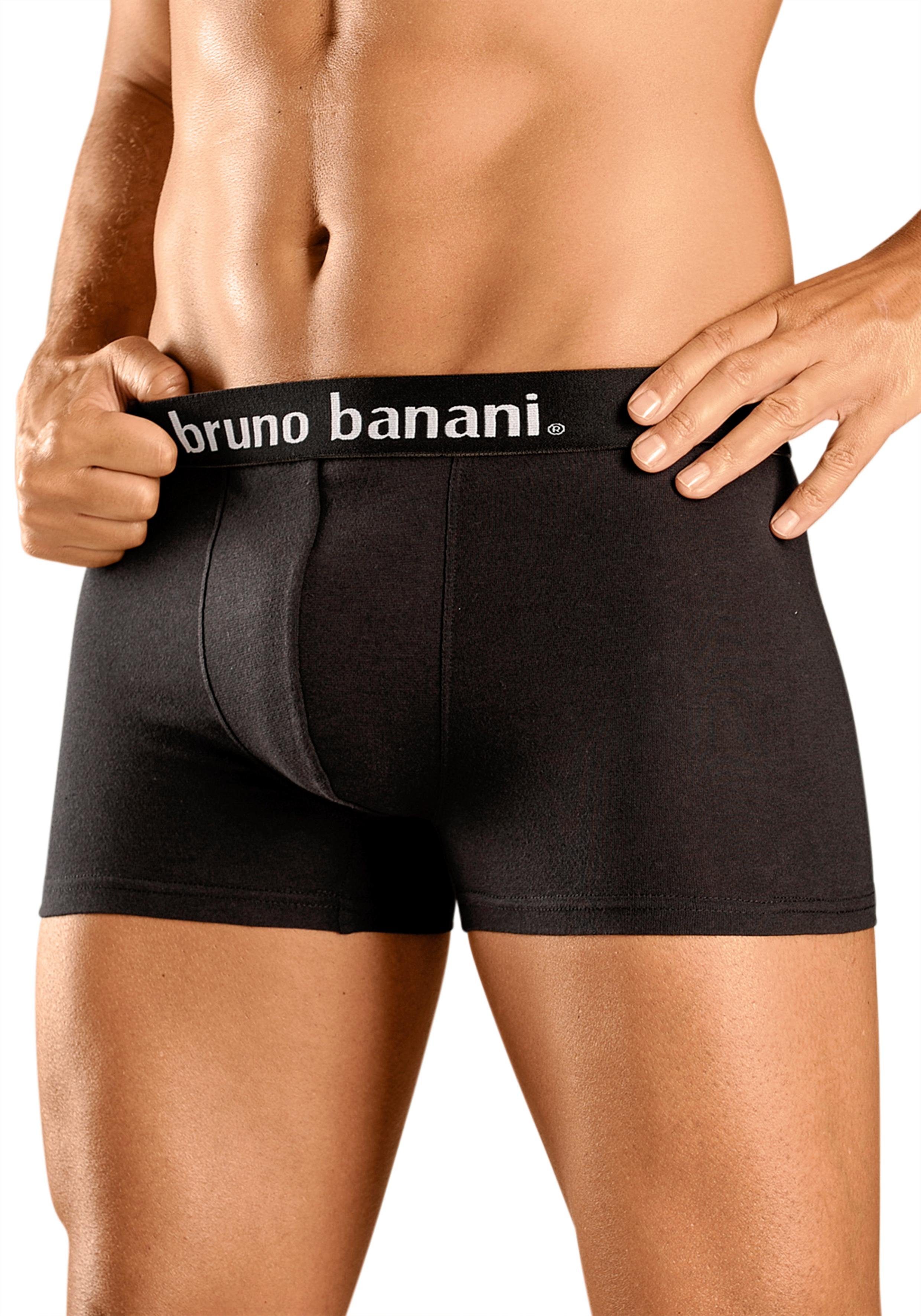 Bruno Banani Boxer Boxershorts für Herren (Packung, 4-St) mit Kontrast-Webbund