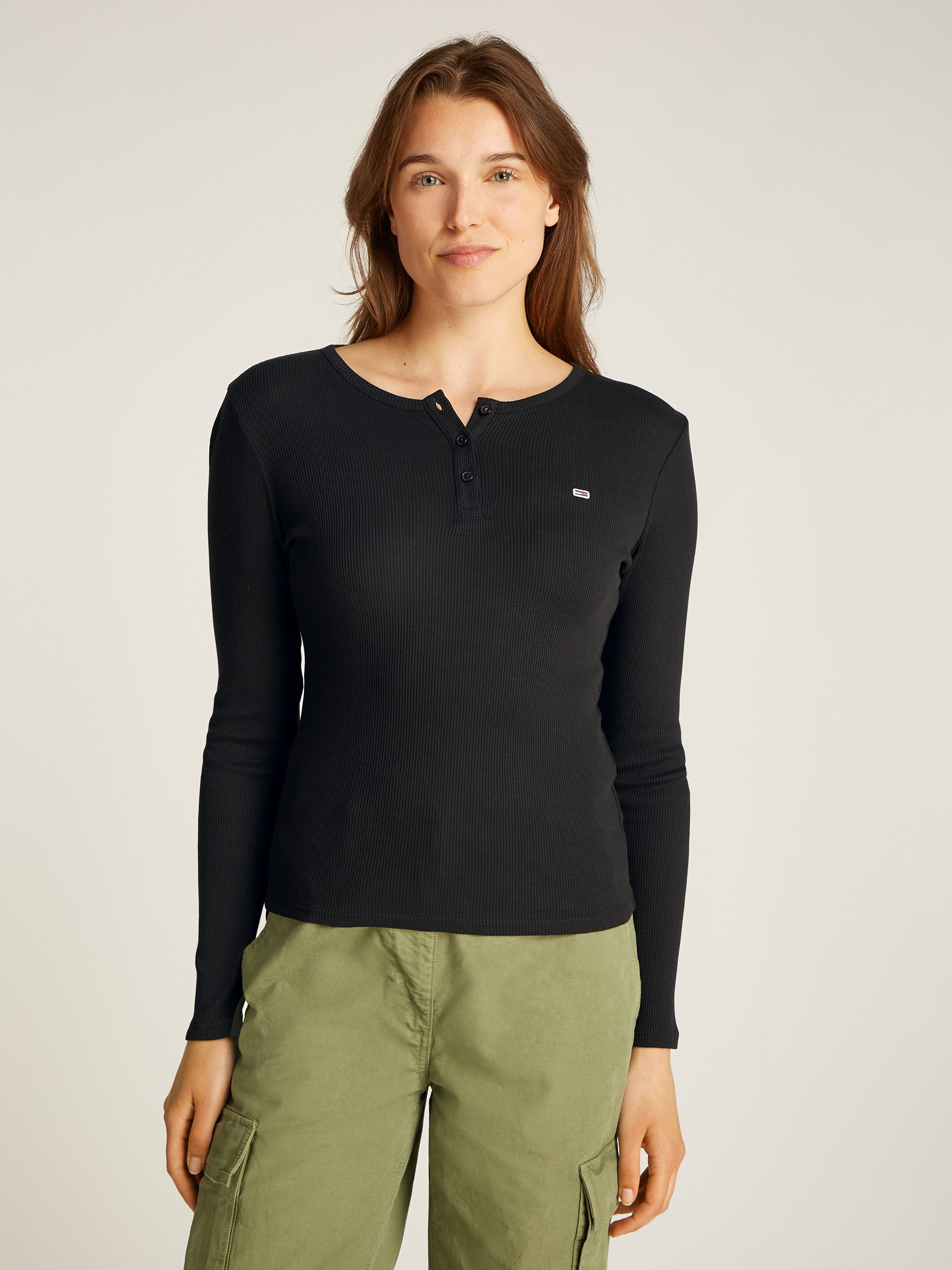 Tommy Jeans Curve Langarmshirt TJW SLIM günstig online kaufen