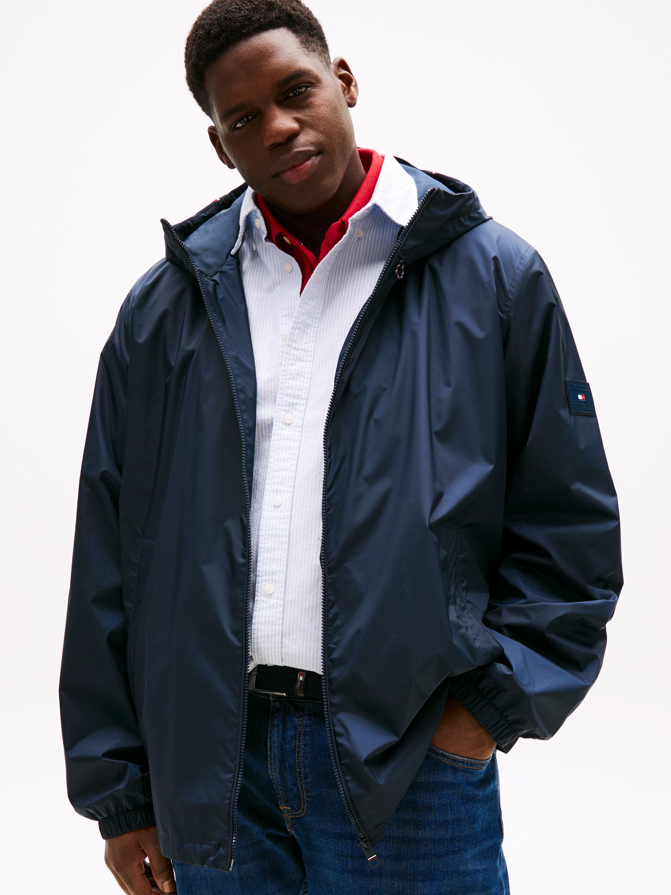 Tommy Hilfiger Big & Tall Outdoorjacke BT-RWB HOODED JACKET-B Große Größen