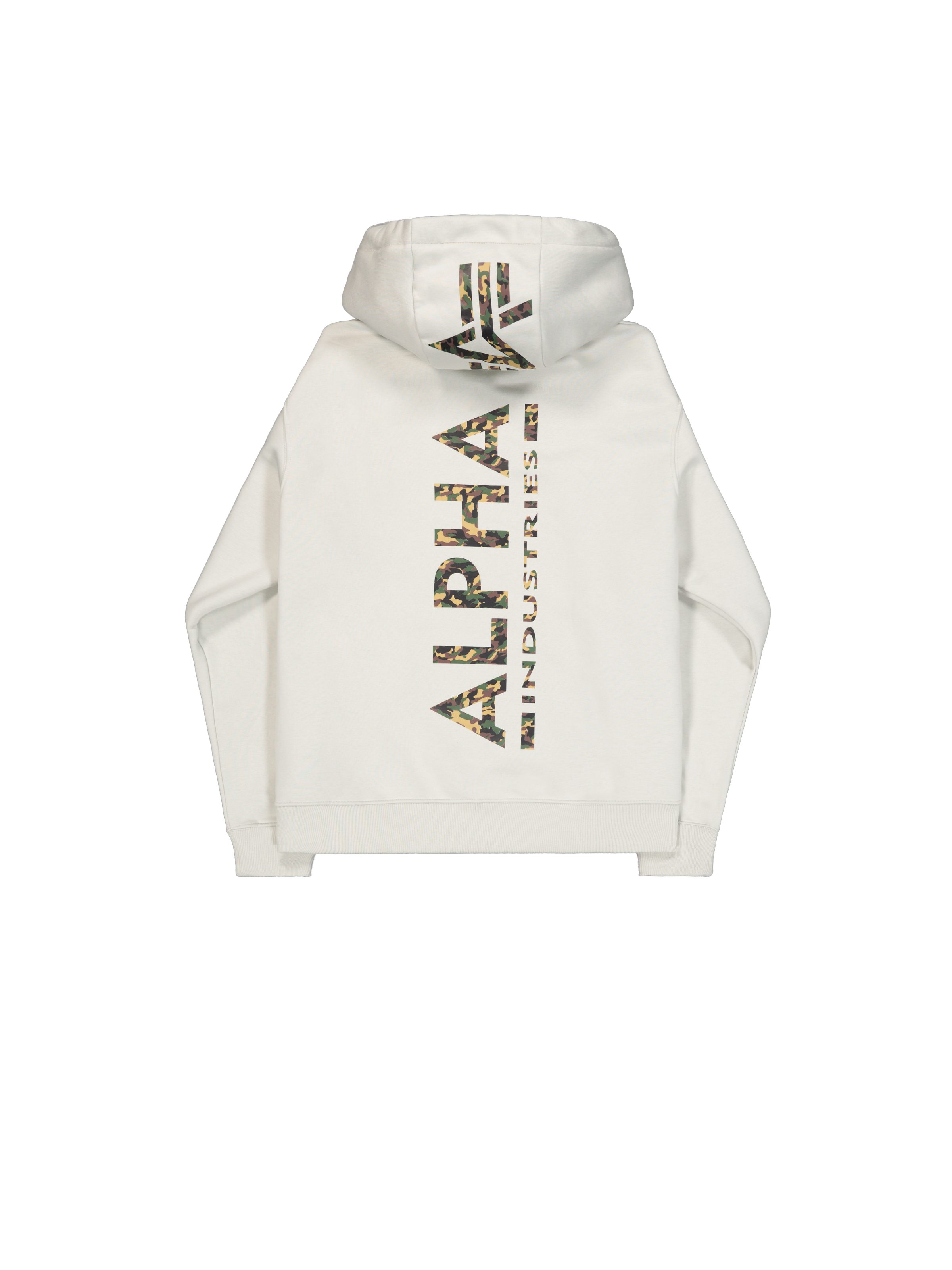 Alpha Industries Kapuzensweatshirt BACK PRINT HOODY Baumwollmischung, regular fit