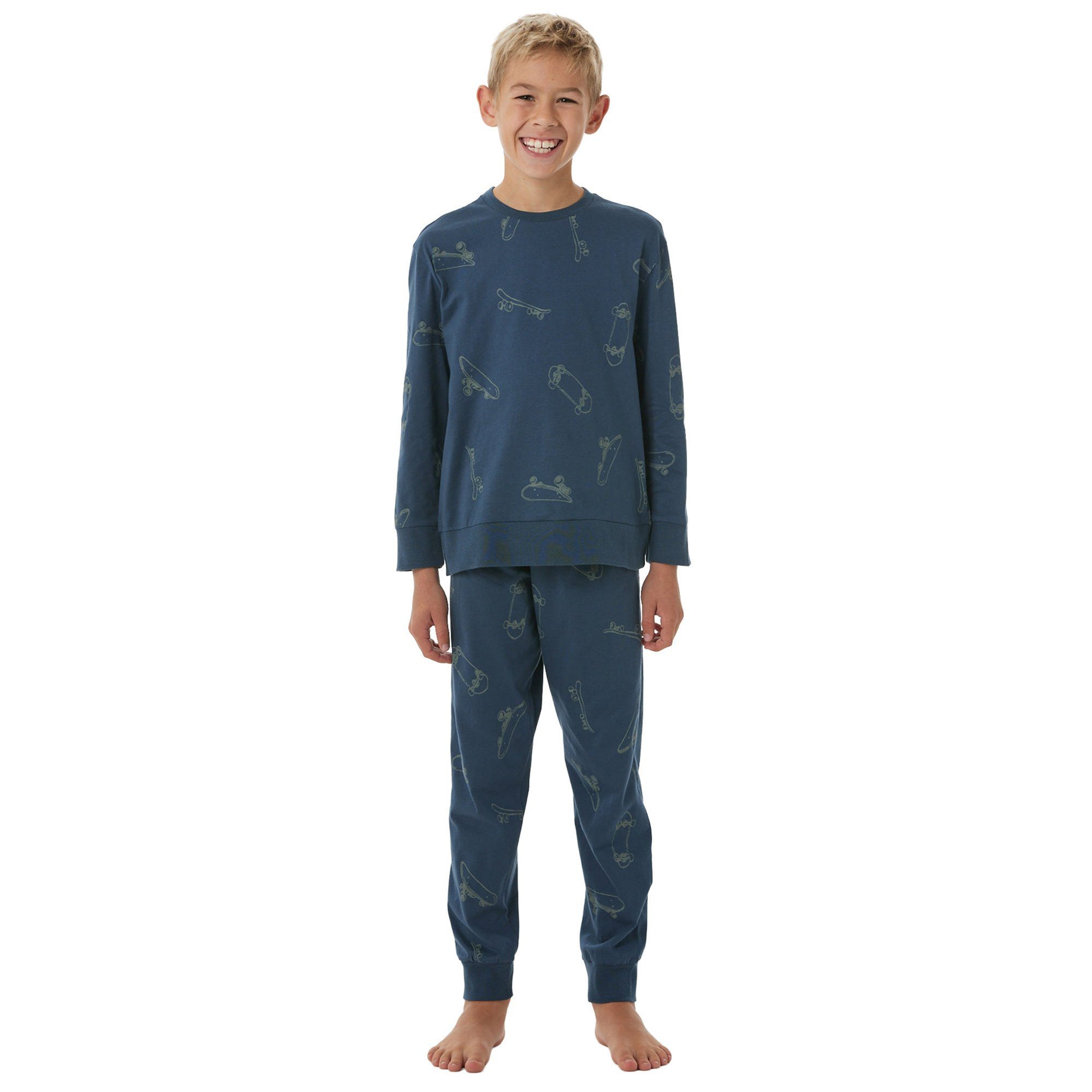 Schiesser Pyjama Jungen Pyjama Baumwolle (2 tlg)