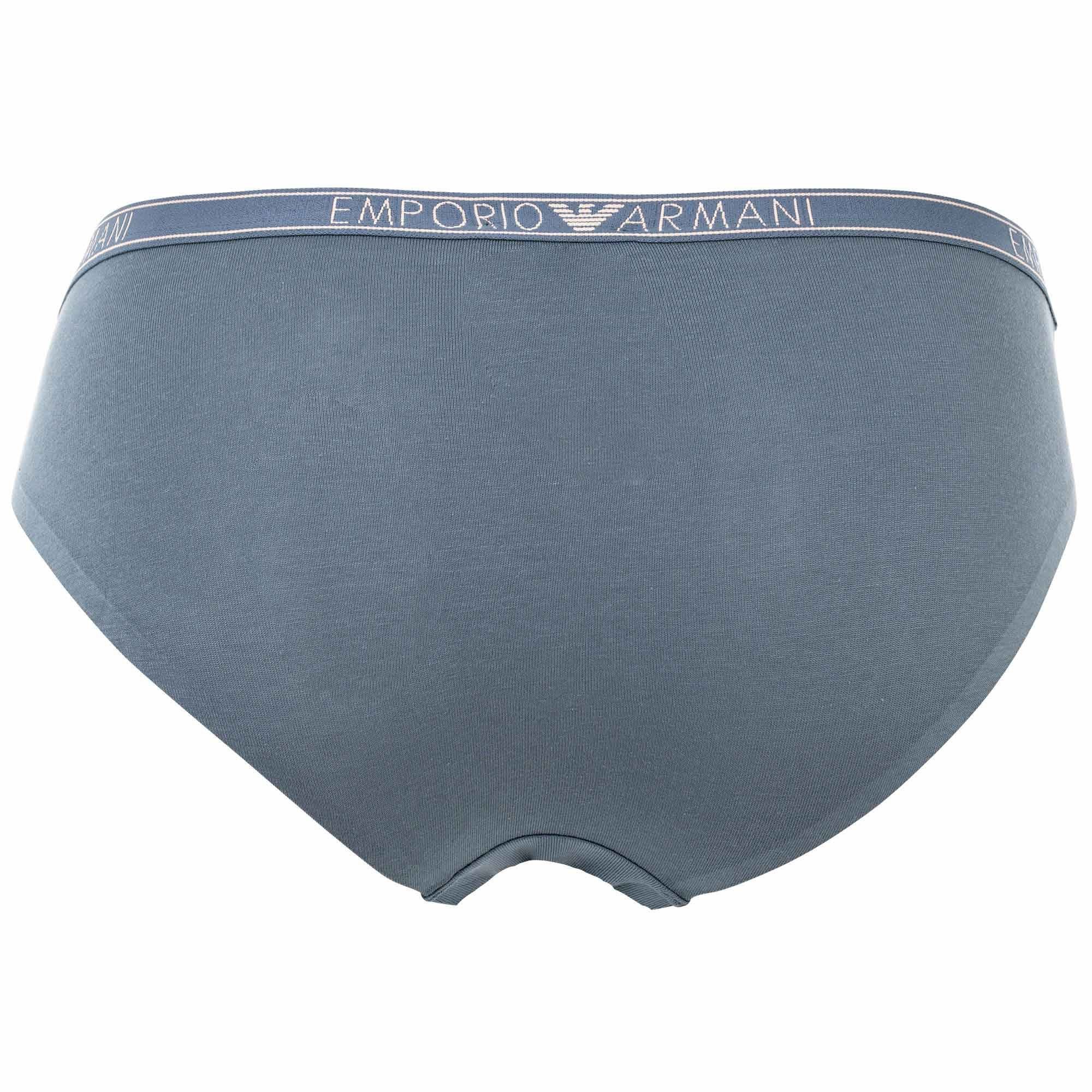 Emporio Armani Slip Damen Slip 2er Pack Baumwolle Essential Studs Logo (Packung, 2er Pack)