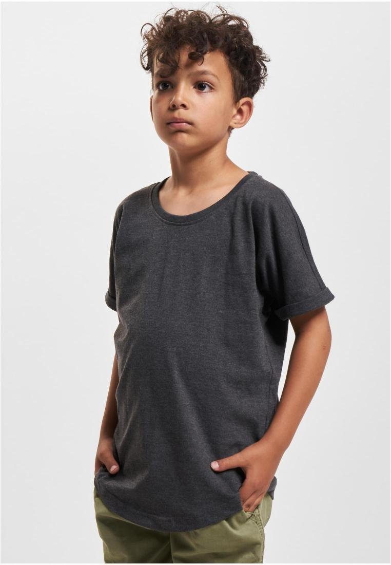 Rundhalsshirt Boys Long Shaped Turnup Tee Herren T-Shirt