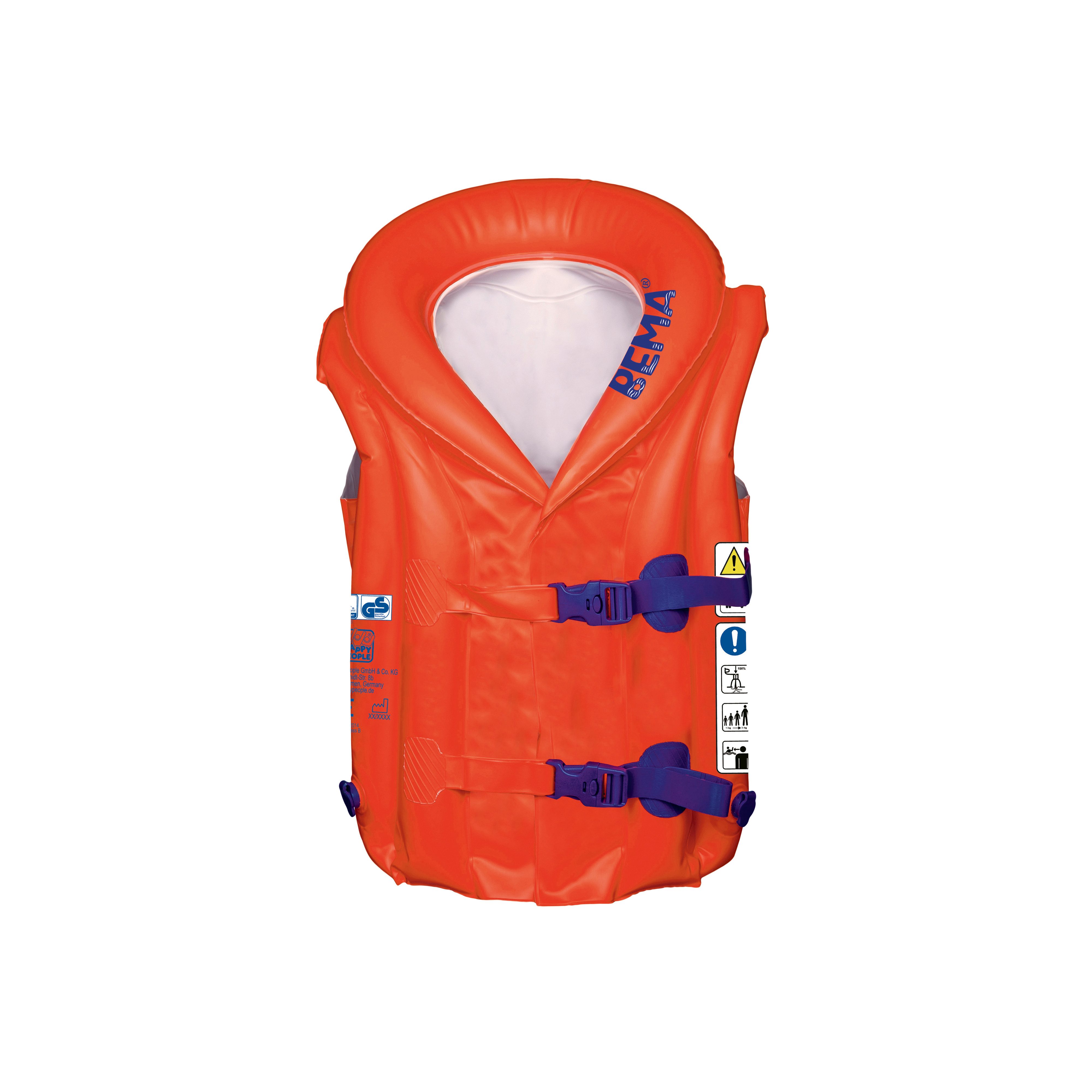 Schwimmhilfe BEMA® aufblasbare Schwimmlernweste (orange)