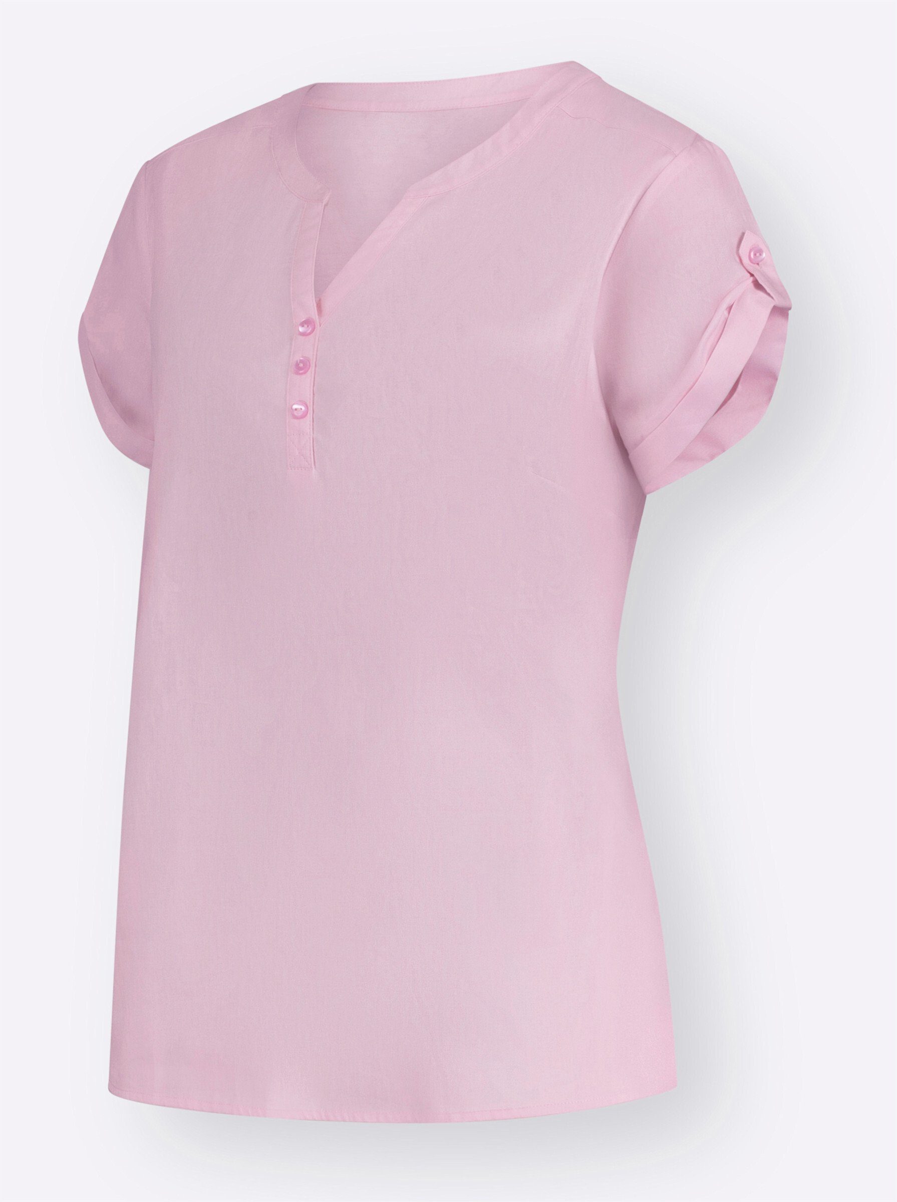 Klassische Bluse Bluse Kurzarm