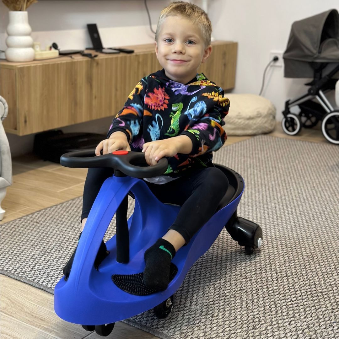 TWISTCAR Tretfahrzeug Spaßfahrzeug mit ergonomischem Sitz - TwistCar - blau – Bild 2 von 5