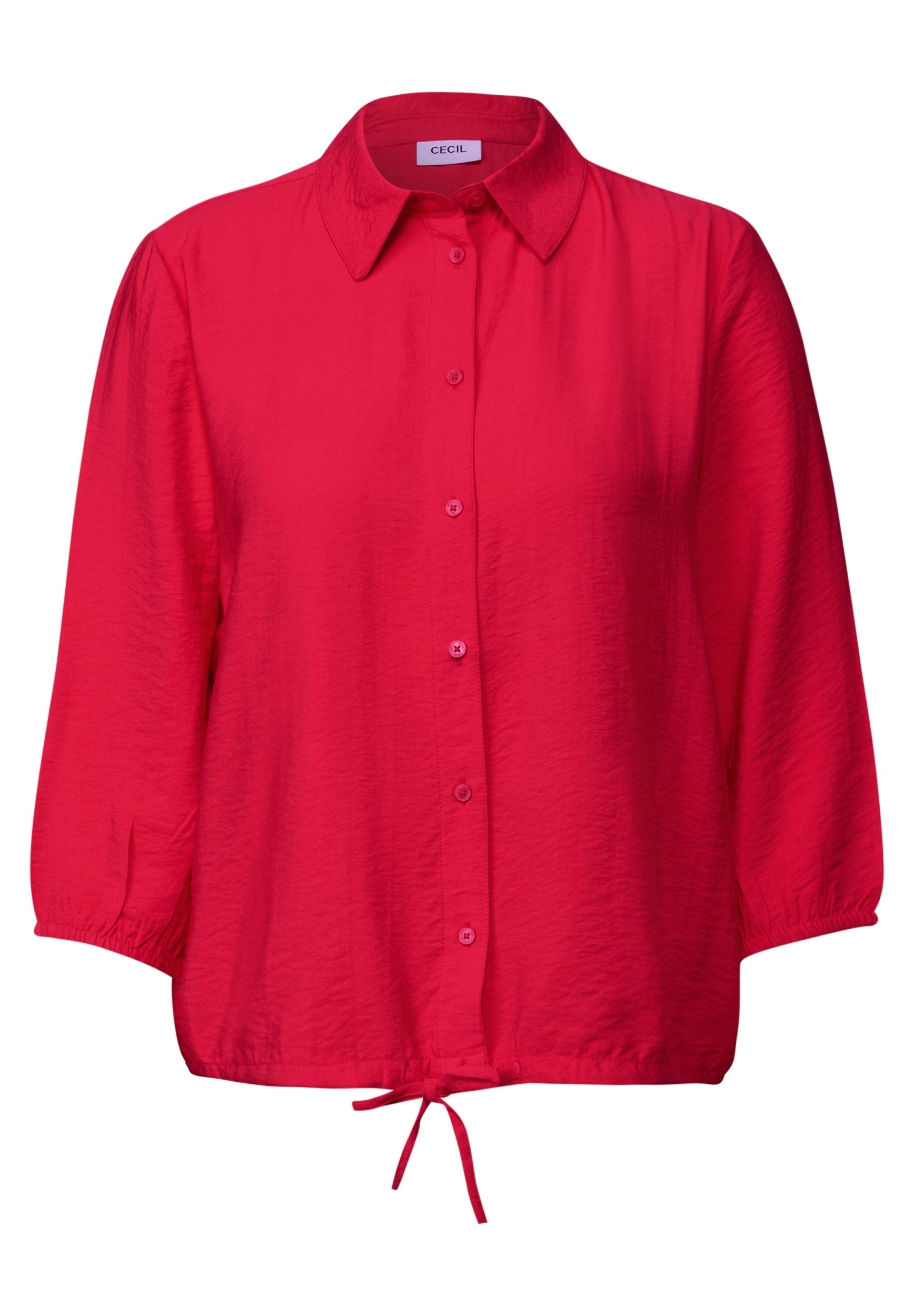 CECIL Blusenshirt Solid Softwave Blouson günstig online kaufen