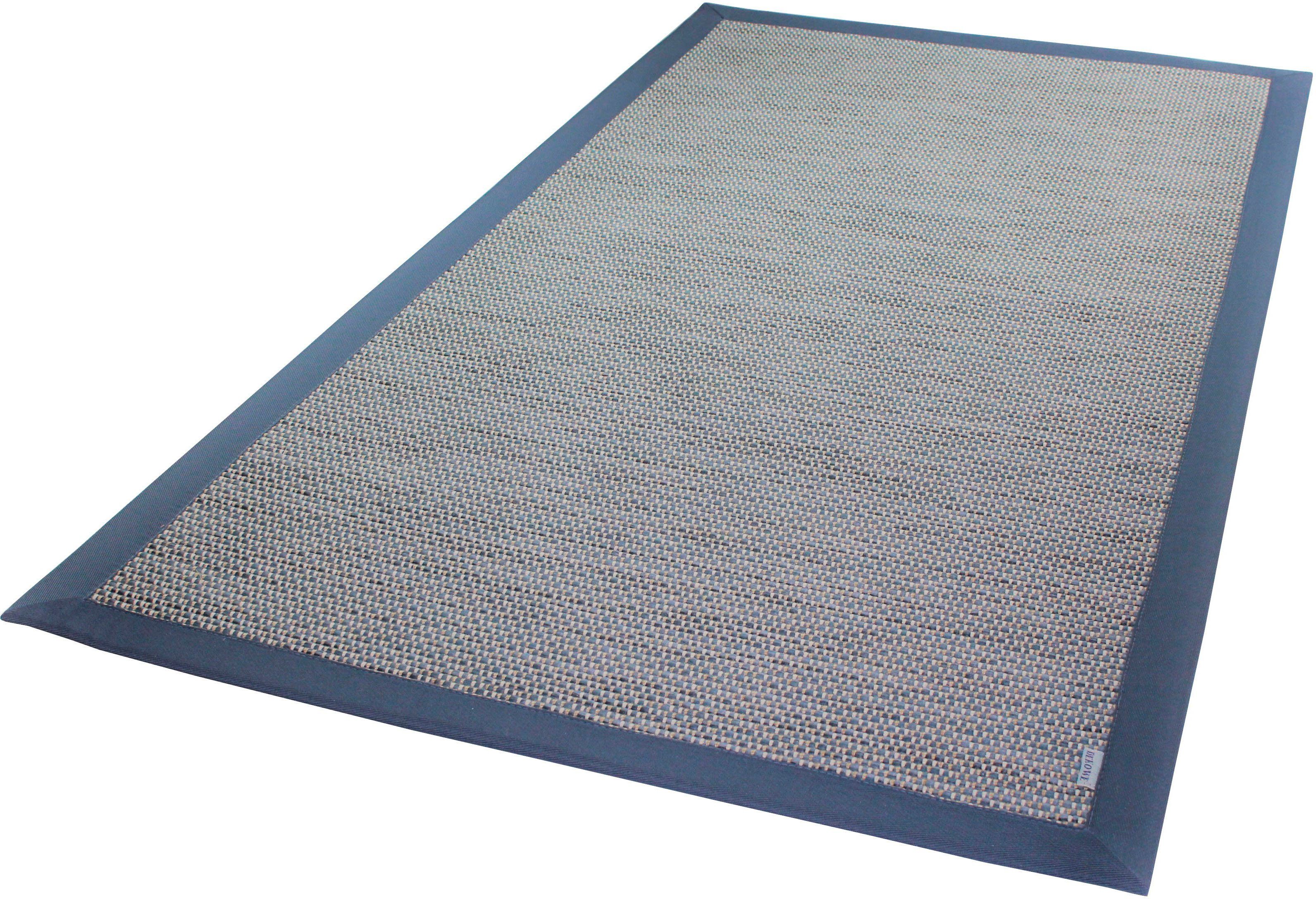 Teppich Naturino Color, Dekowe, 7 In- rechteckig, Flachgewebe, Bordüre, Outdoor mm, mit Sisal- geeignet und Optik, Höhe