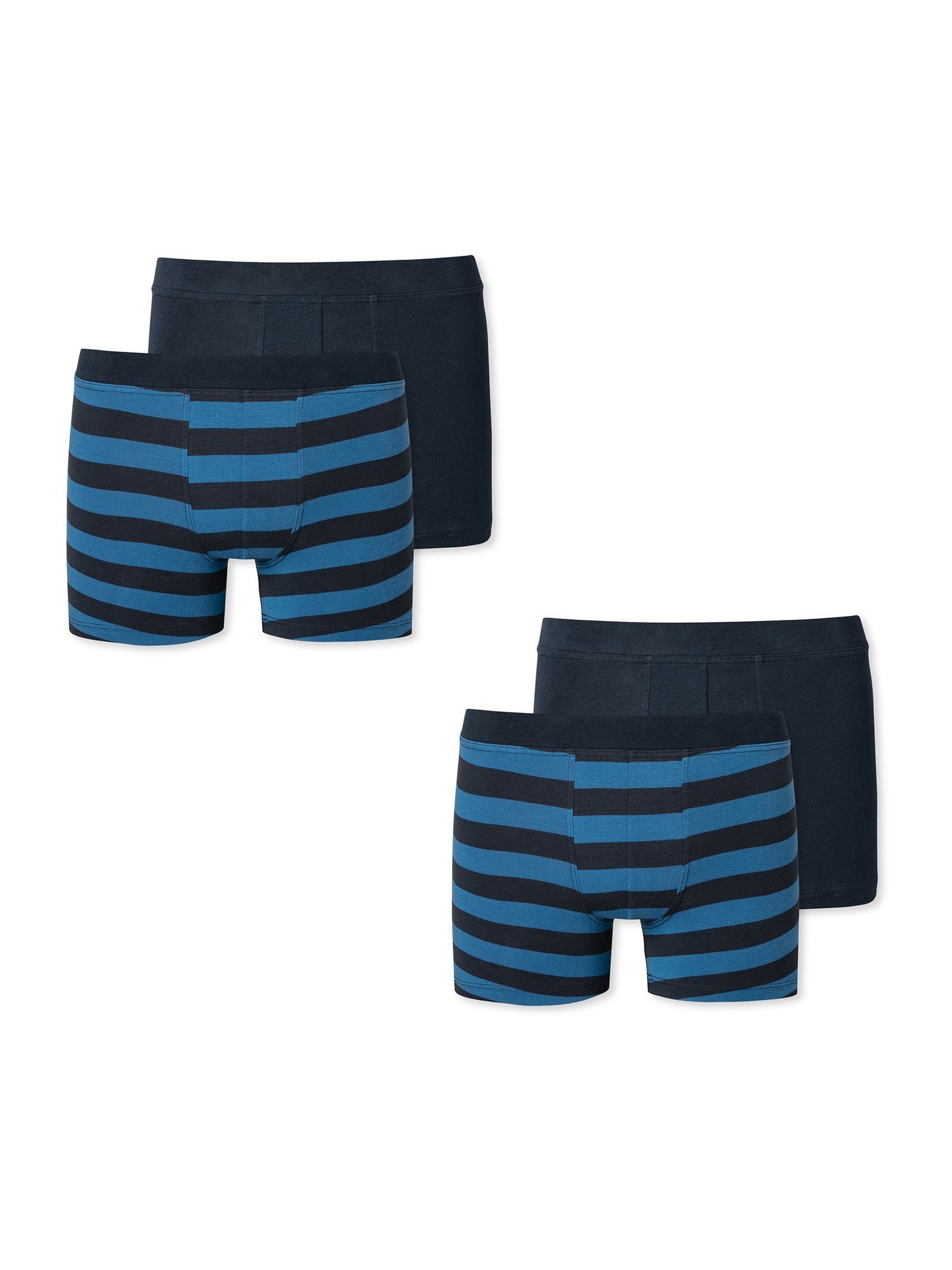 Schiesser Boxer Allday Basic (4-St) blau