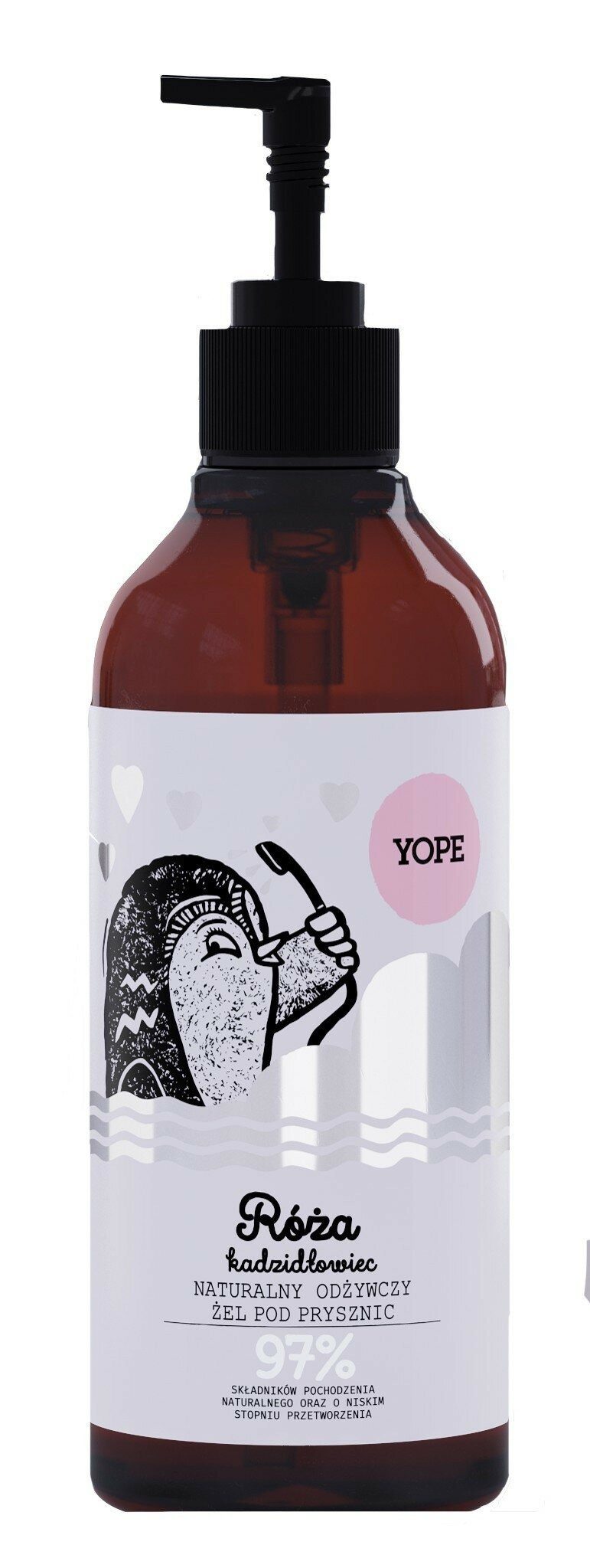 YOPE Duschgel YOPE Natural Rose & Weihrauch Duschgel 400ml