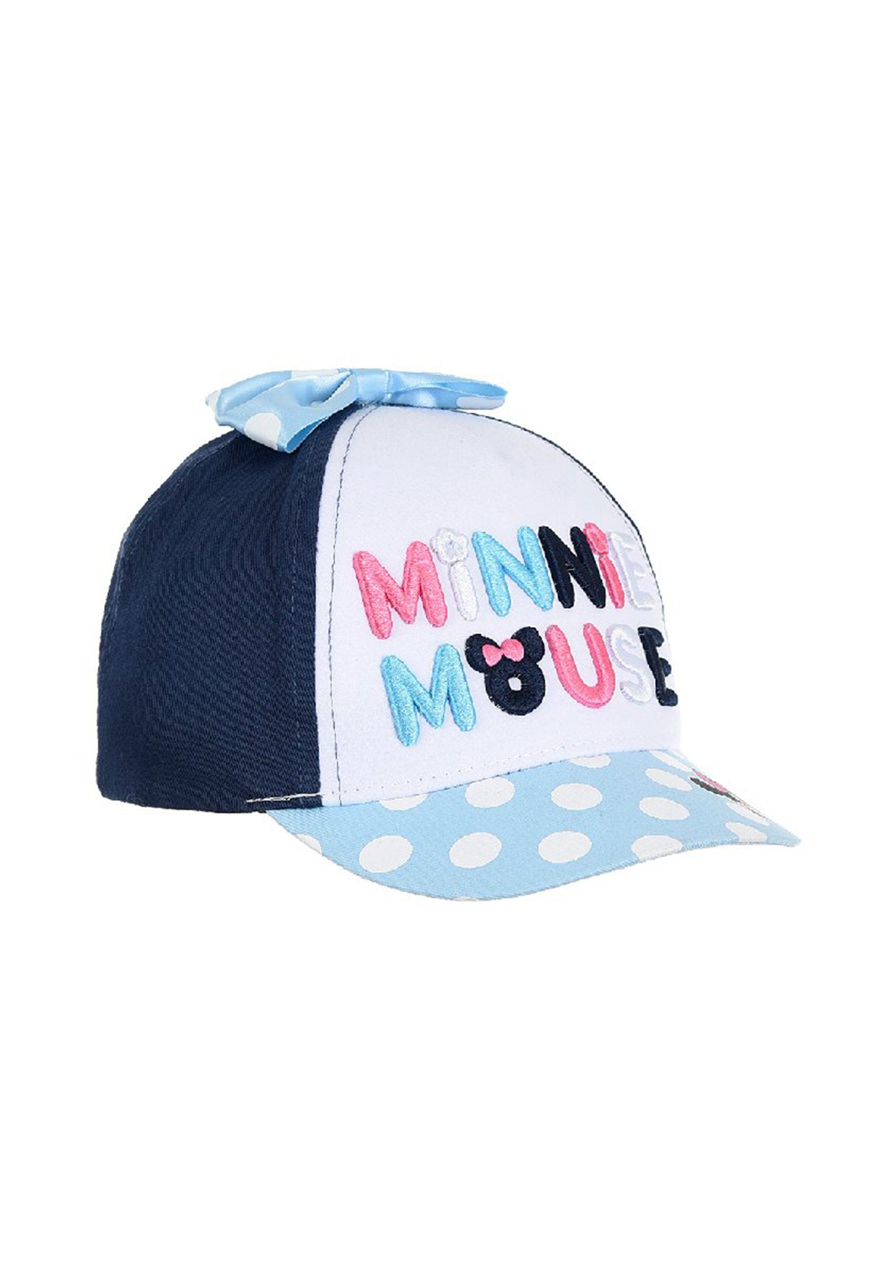 Disney Mädchen Cap Minnie Mütze Kappe Cap Dunkel-Blau Baseball Mouse Baby Schirmmütze