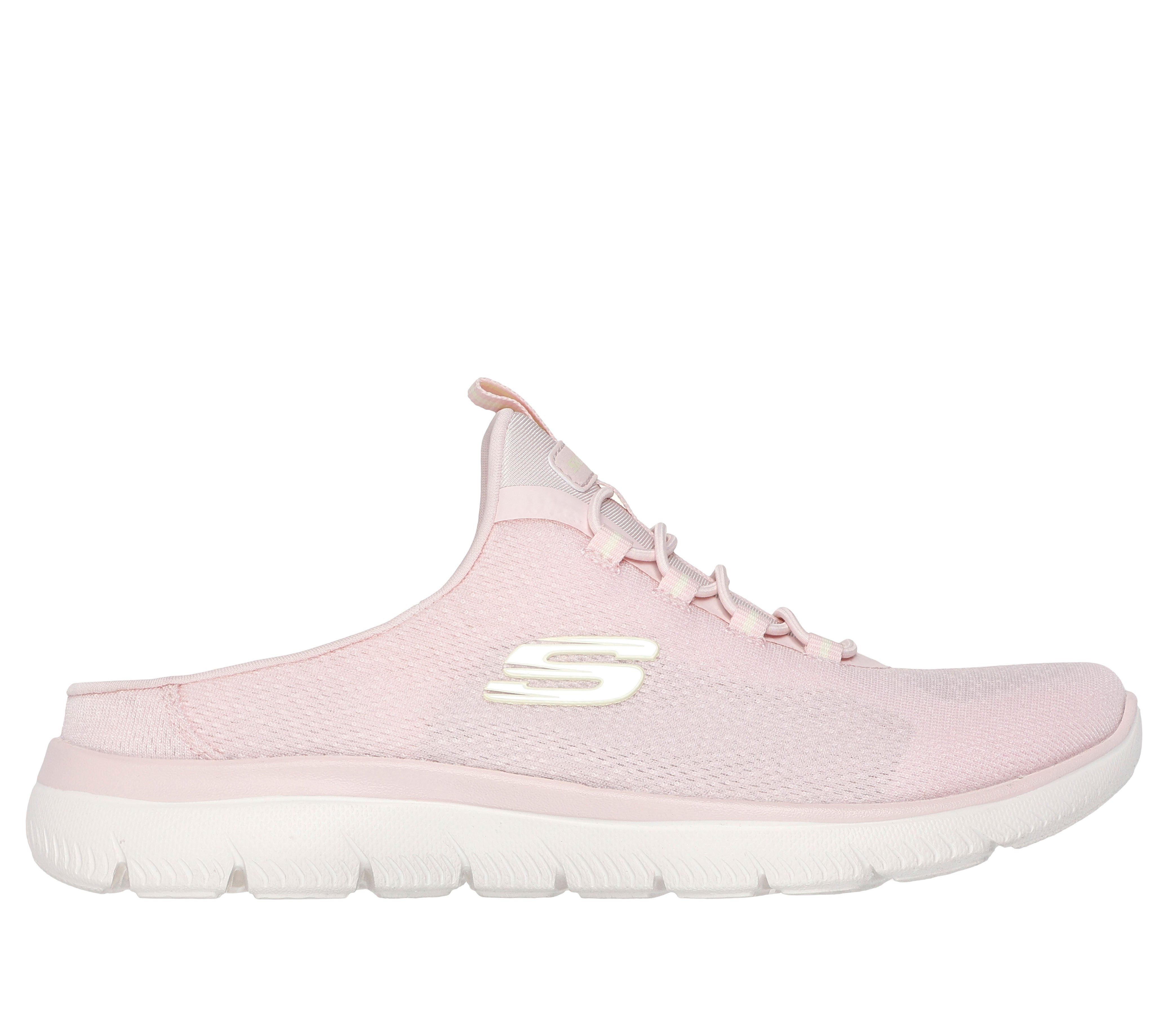 Skechers SUMMITS-SIMPLY SWEET Sabot Freizeitschuh, Sommerschuh, Hausschuh mit weicher Innensohle