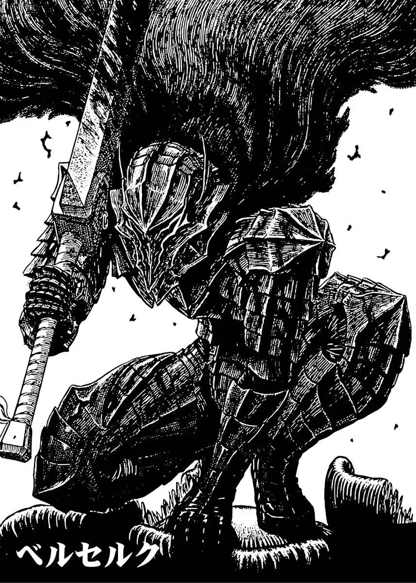 TPFLiving Kunstdruck (OHNE RAHMEN) Poster - Leinwand - Wandbild, Bestseller Anime Berserker Chainsaw Man Charaktere Leinwandgemälde (Leinwandbild XXL), Farben: Schwarz, Weiß, Rot -Größe: 30x40cm