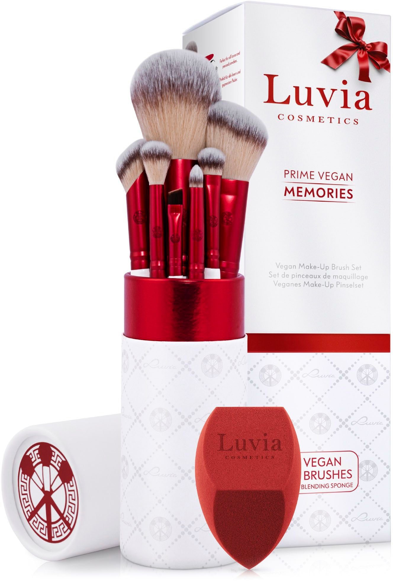 Luvia Vegan Cosmetics Memories, Kosmetikpinsel-Set tlg. Prime 8