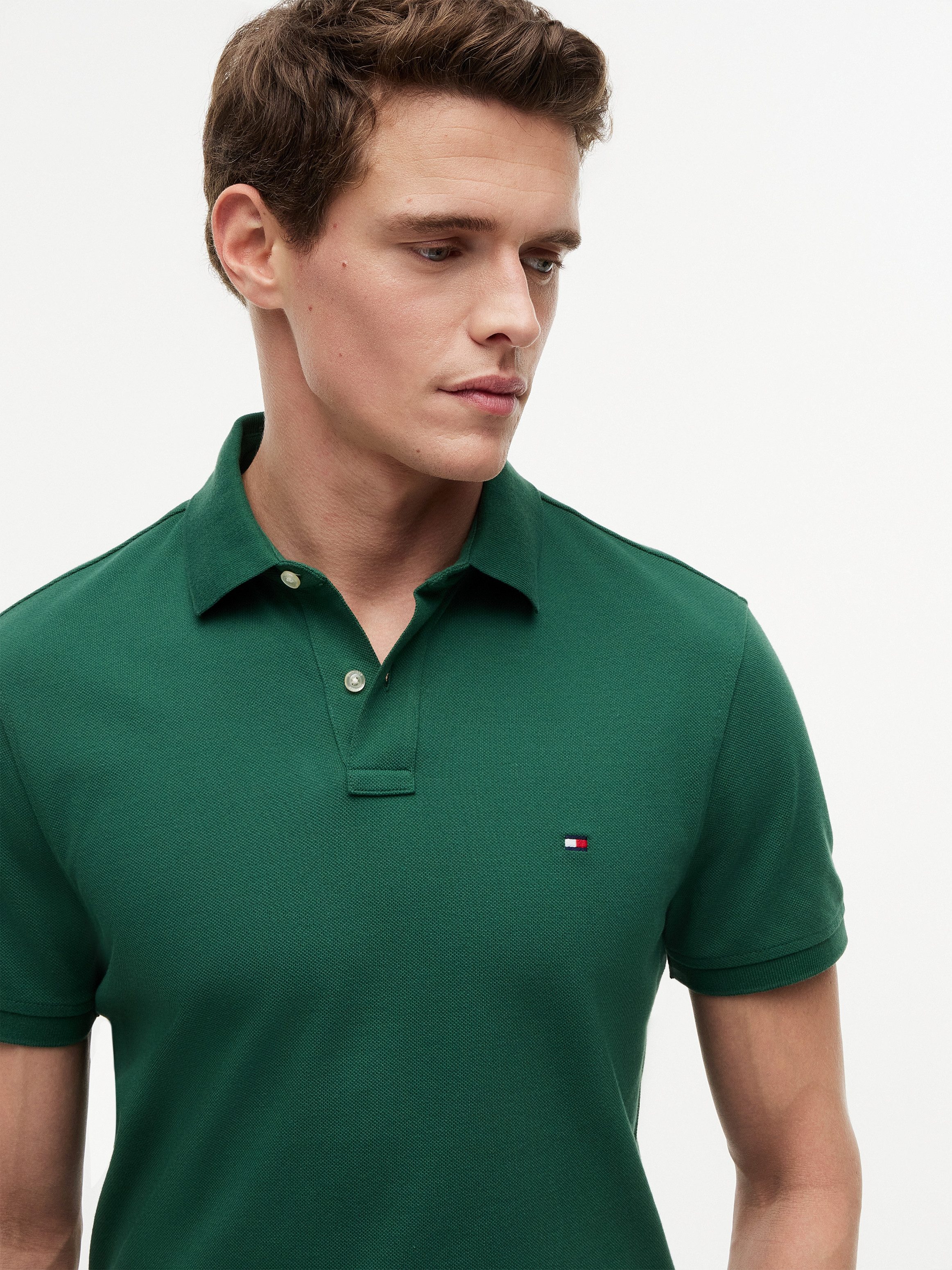 Tommy Hilfiger Poloshirt 1985 REGULAR POLO aus hochwertiger Baumwoll-Piqué-Qualität