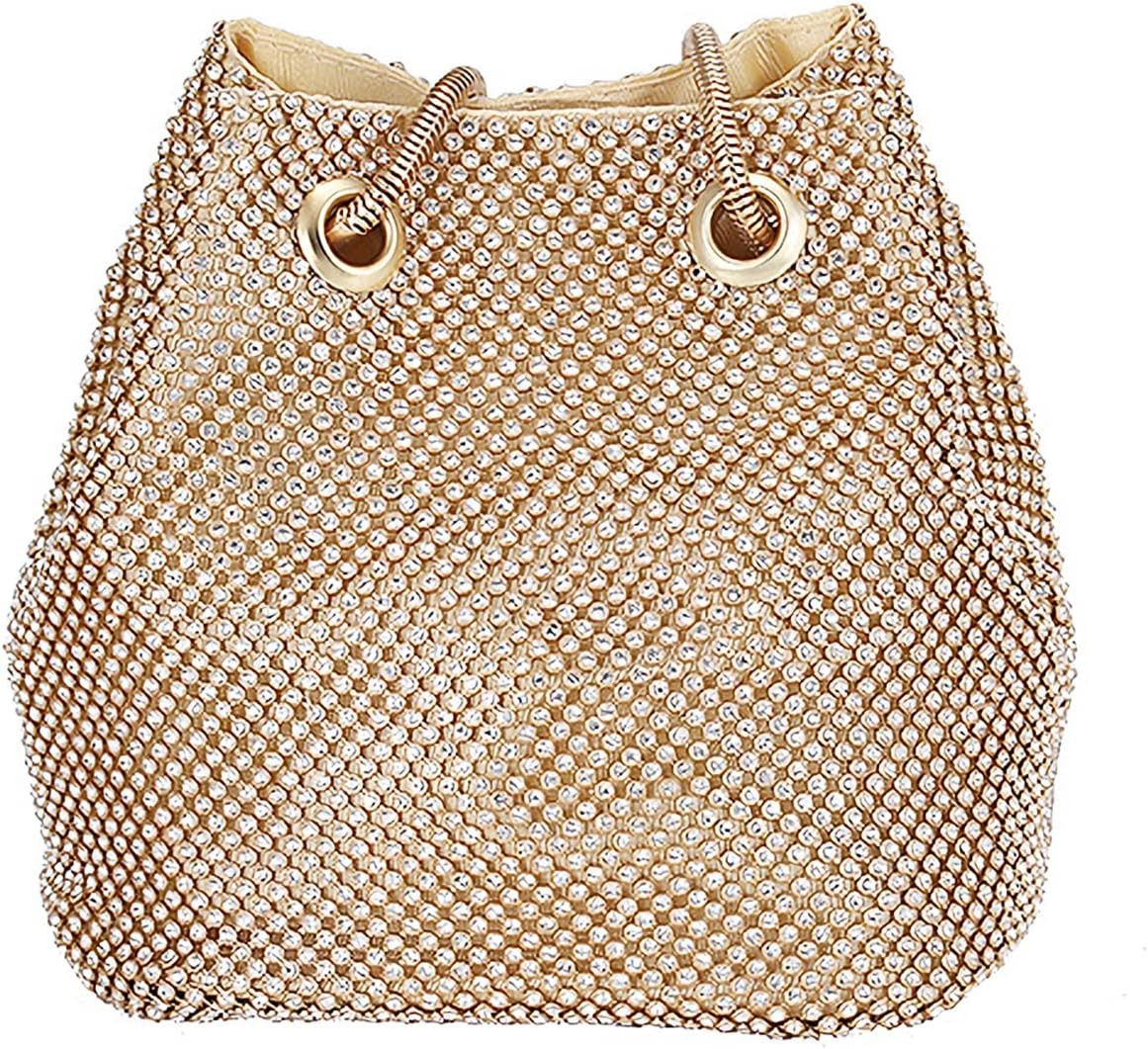 Zaewry Clutch Damen Abendtasche Shiny Strass Handtasche Strasssteine