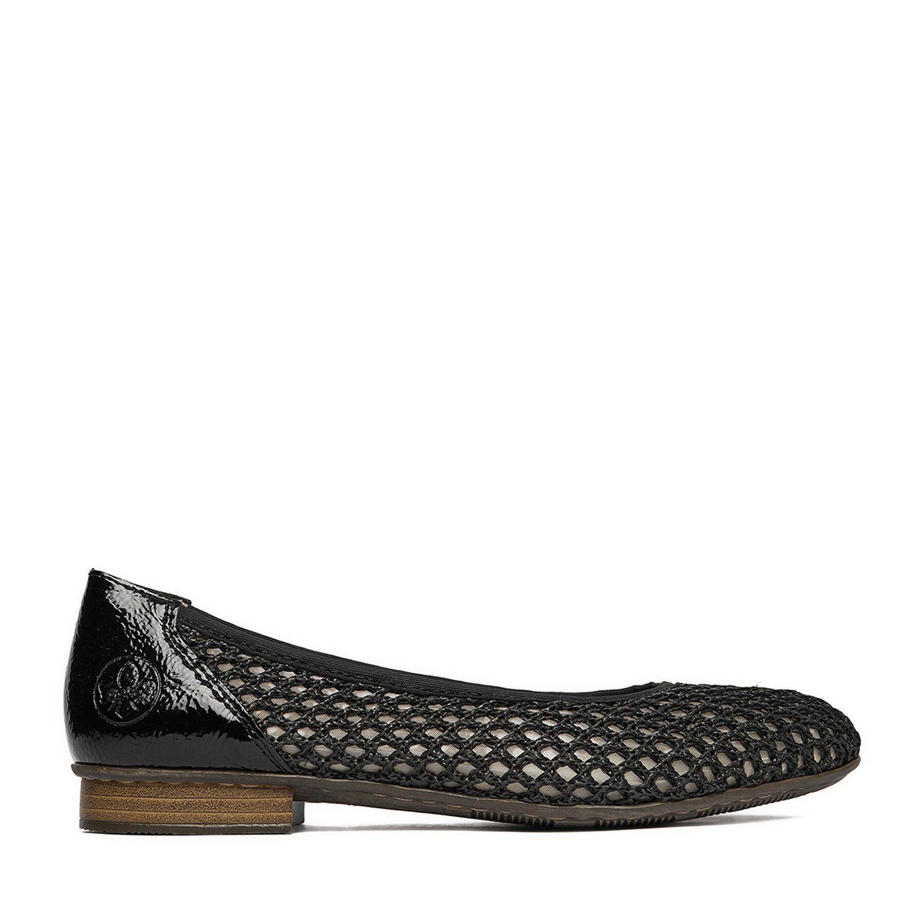 Rieker Rieker Damen-Ballerinas Schwarz 51960-00 Ballerina