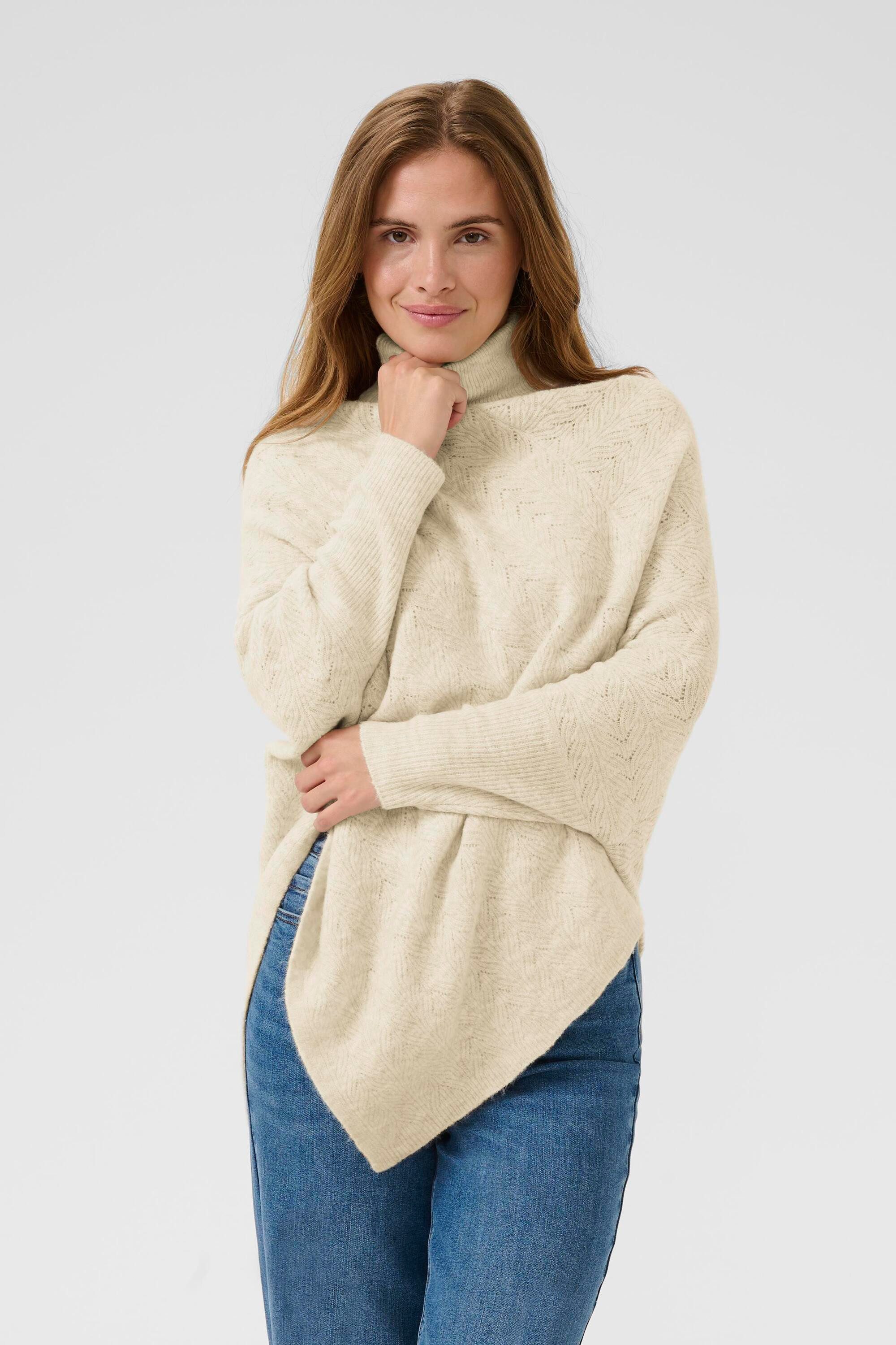 KAFFE Strickponcho Poncho KAjennie