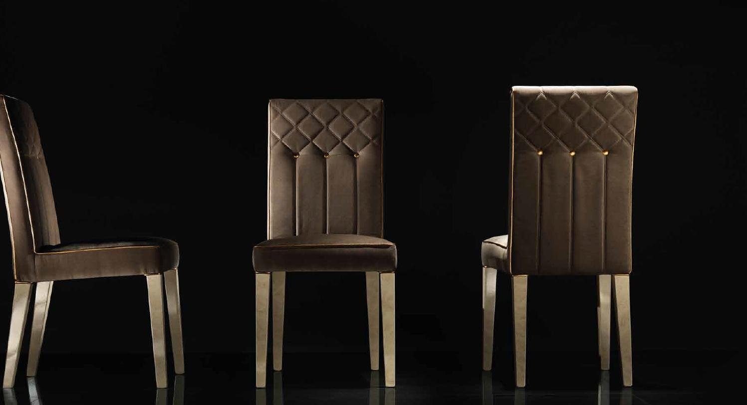 JVmoebel Essgruppe, 8 Stuhl Barock luxus Designer Esszimmer Rokoko Jugendstil arredoclassic™ Stühle Möbel royal