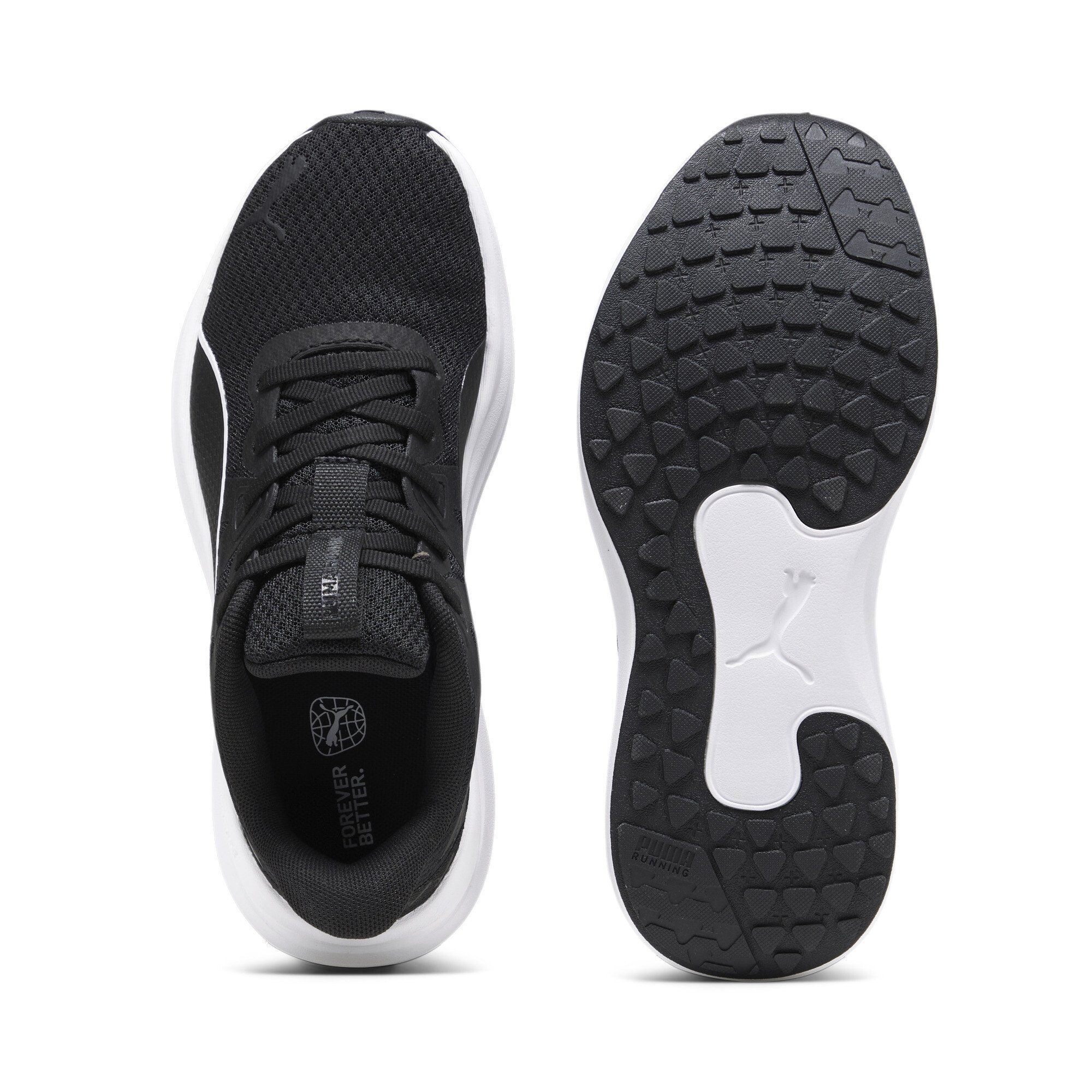 PUMA Reflect Black White Jugendliche Lite Sneaker Laufschuhe