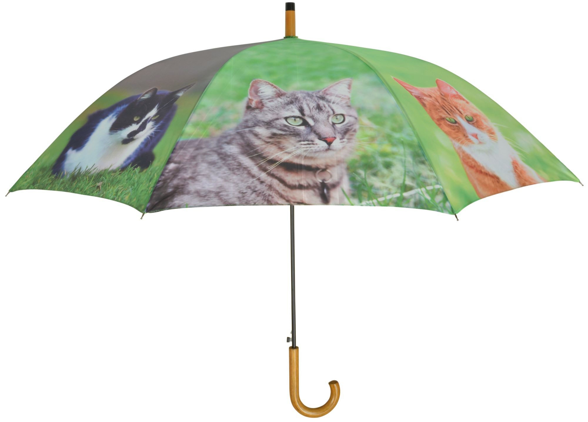 esschert design Stockregenschirm, Tolle Katzenmuster günstig online kaufen
