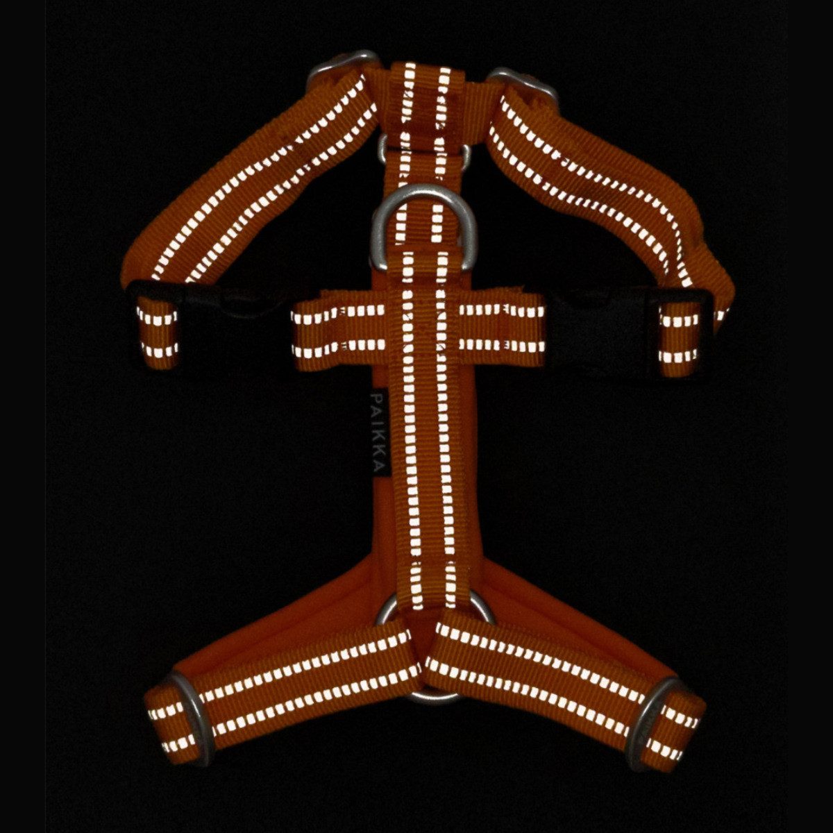 PAIKKA Hunde-Geschirr Hundegeschirr "Easy Harness" orange