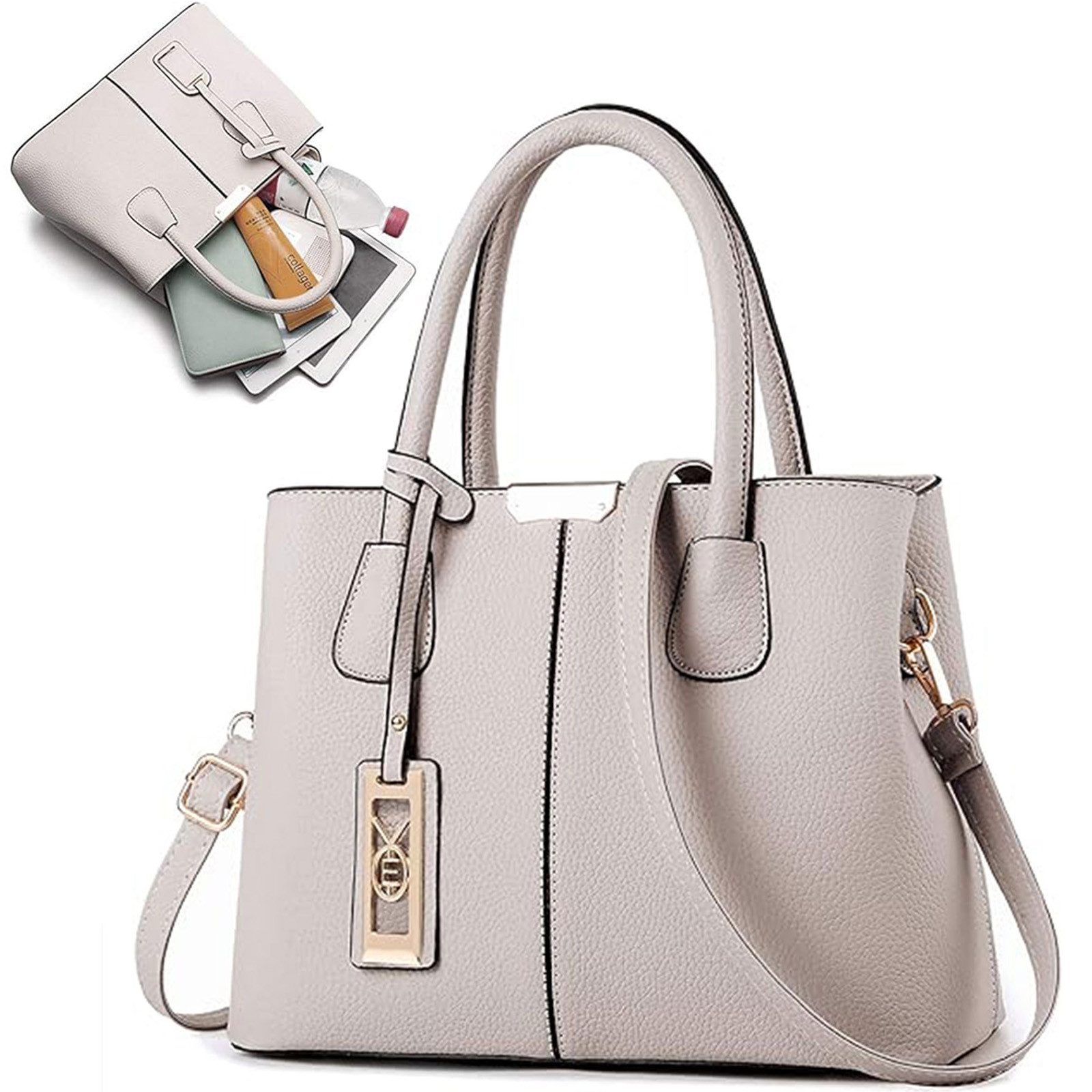 MODFU Henkeltasche Handtasche Umhängetasche Tragetasche Aktentasche günstig online kaufen