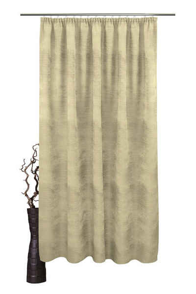 Vorhang Julian, VHG, Kräuselband (1 St), blickdicht, Polyester, Vorhang