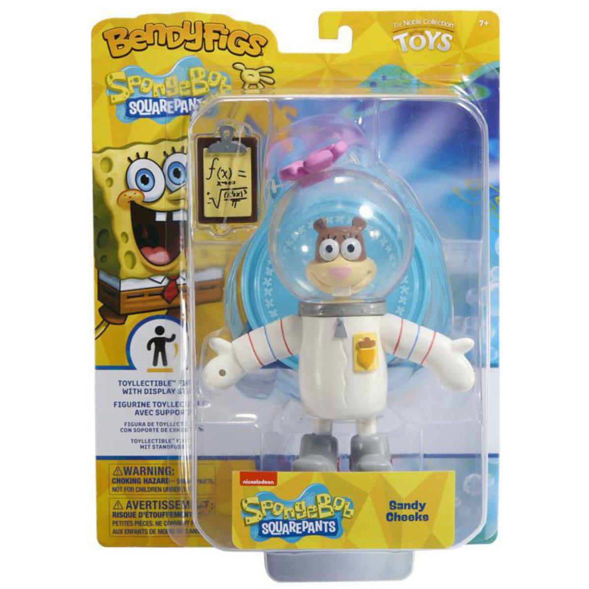 The Noble Collection Spielfigur SpongeBob Schwammkopf Bendyfigs Biegefigur