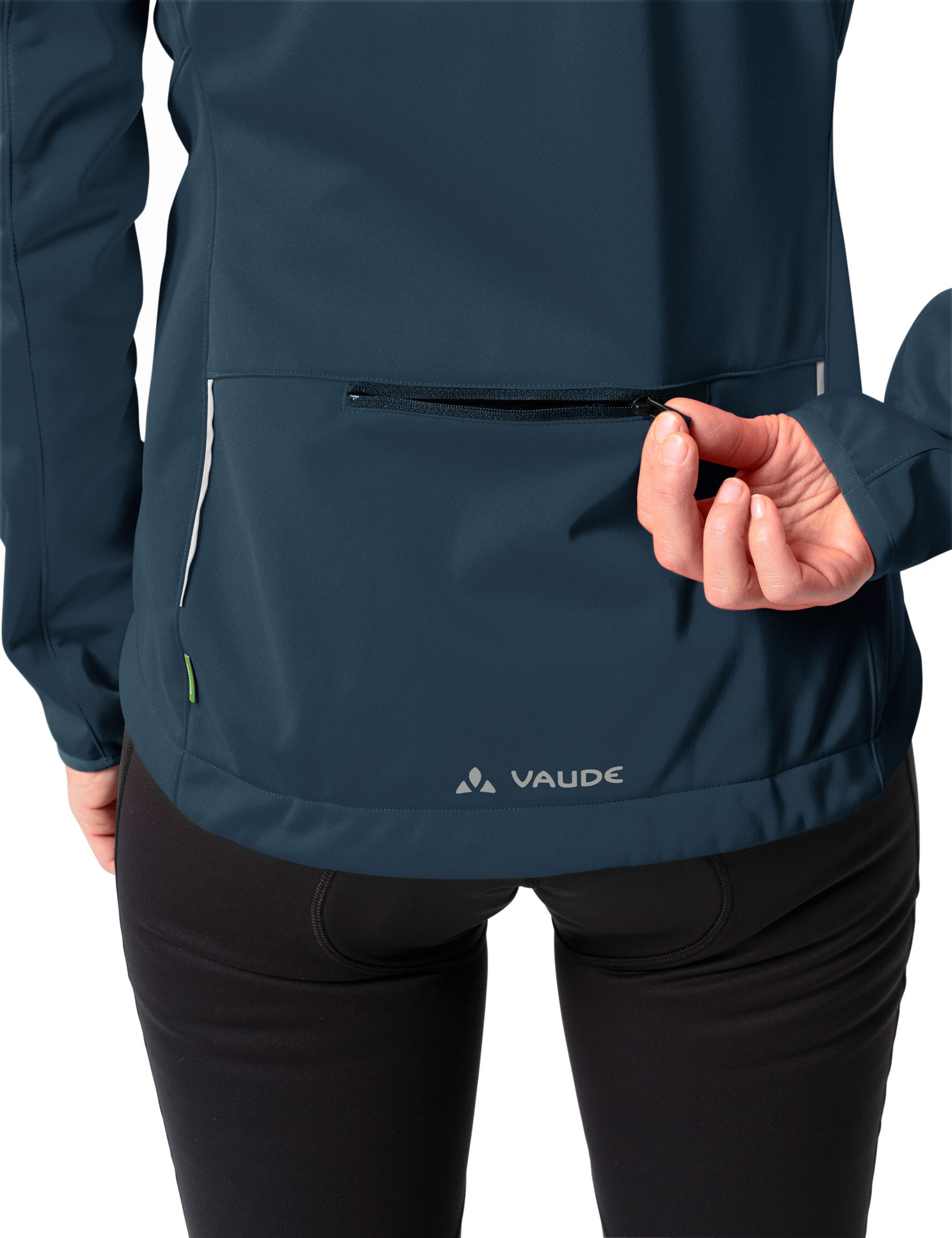 VAUDE Softshelljacke WOMEN'S MATERA SOFTSHELL JACKET II (1-St) winddicht, atmungsaktiv, wasserabweisend