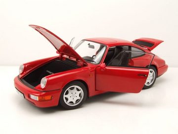 Norev Modellauto Porsche 911 (964) Carrera 2 1990 rot Modellauto 1:18 Norev, Maßstab 1:18