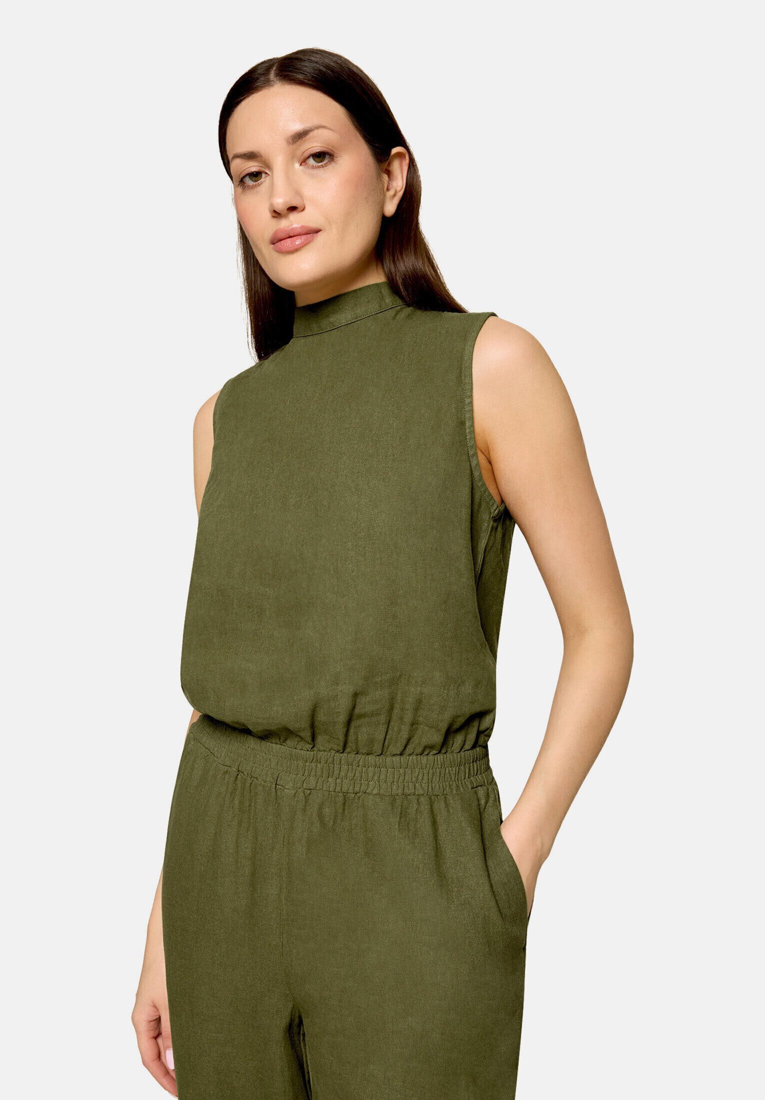 Cartoon Overall Damen mit hohem Kragen (1-tlg)