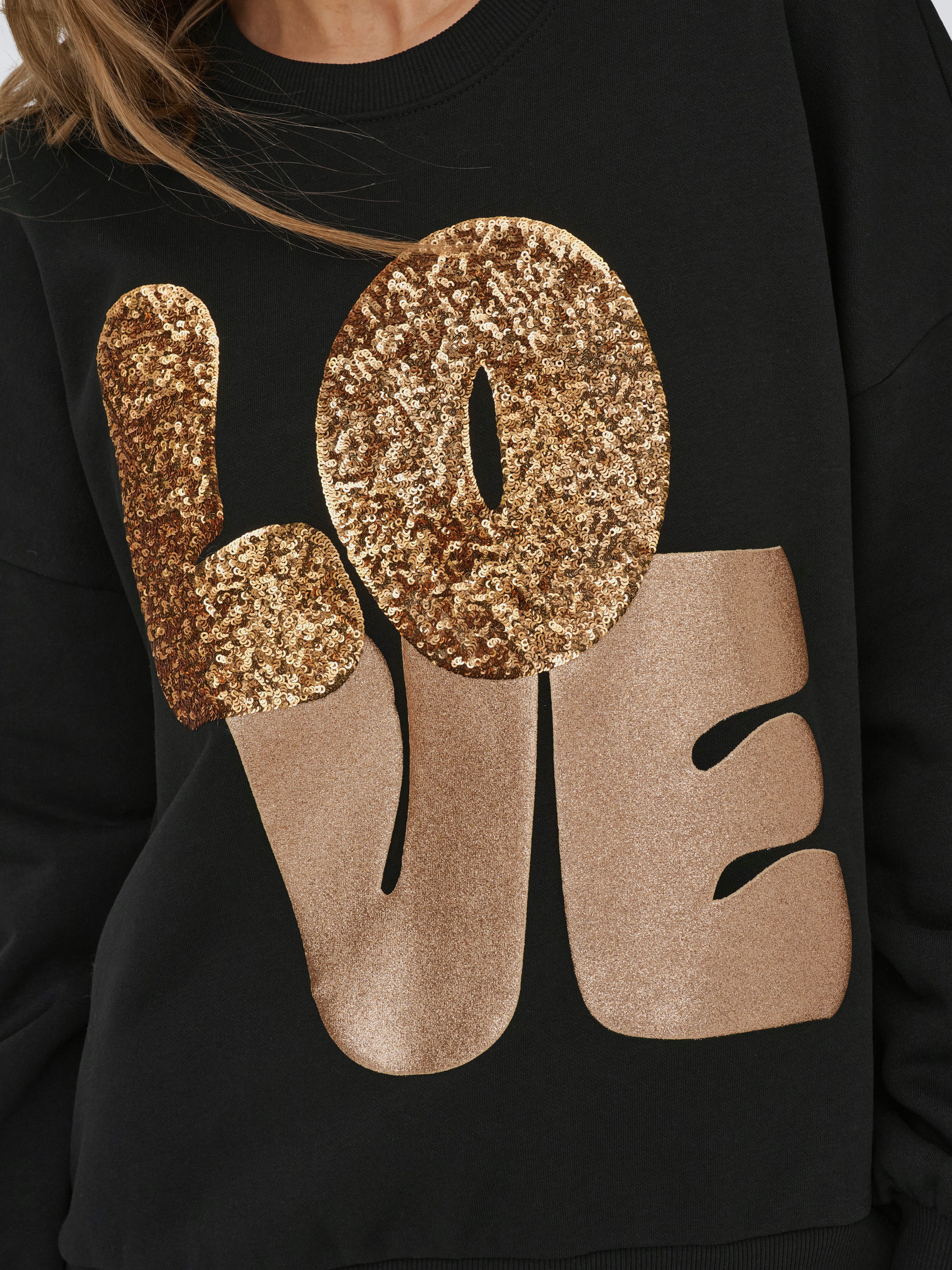 ONLY Sweatshirt ONLLALLY L/S LOVE O-NECK CS SWT
