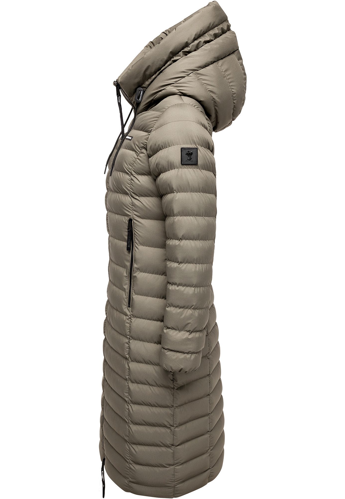 REPUBLIX Winterjacke ELORA Damen Gefütterte Winter Jacke Mantel Parka mit großer Kapuze