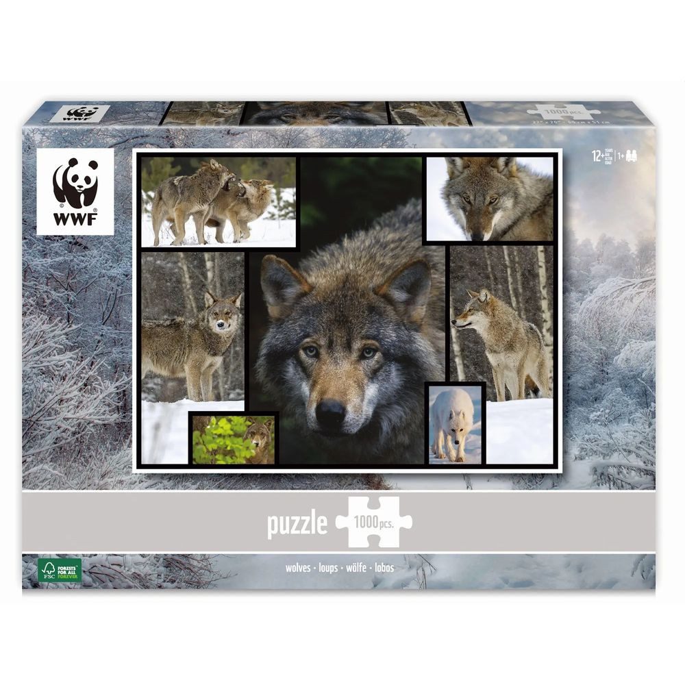 BrainBox Puzzle Ambassador - Wölfe 1000 Teile, 1000 Puzzleteile