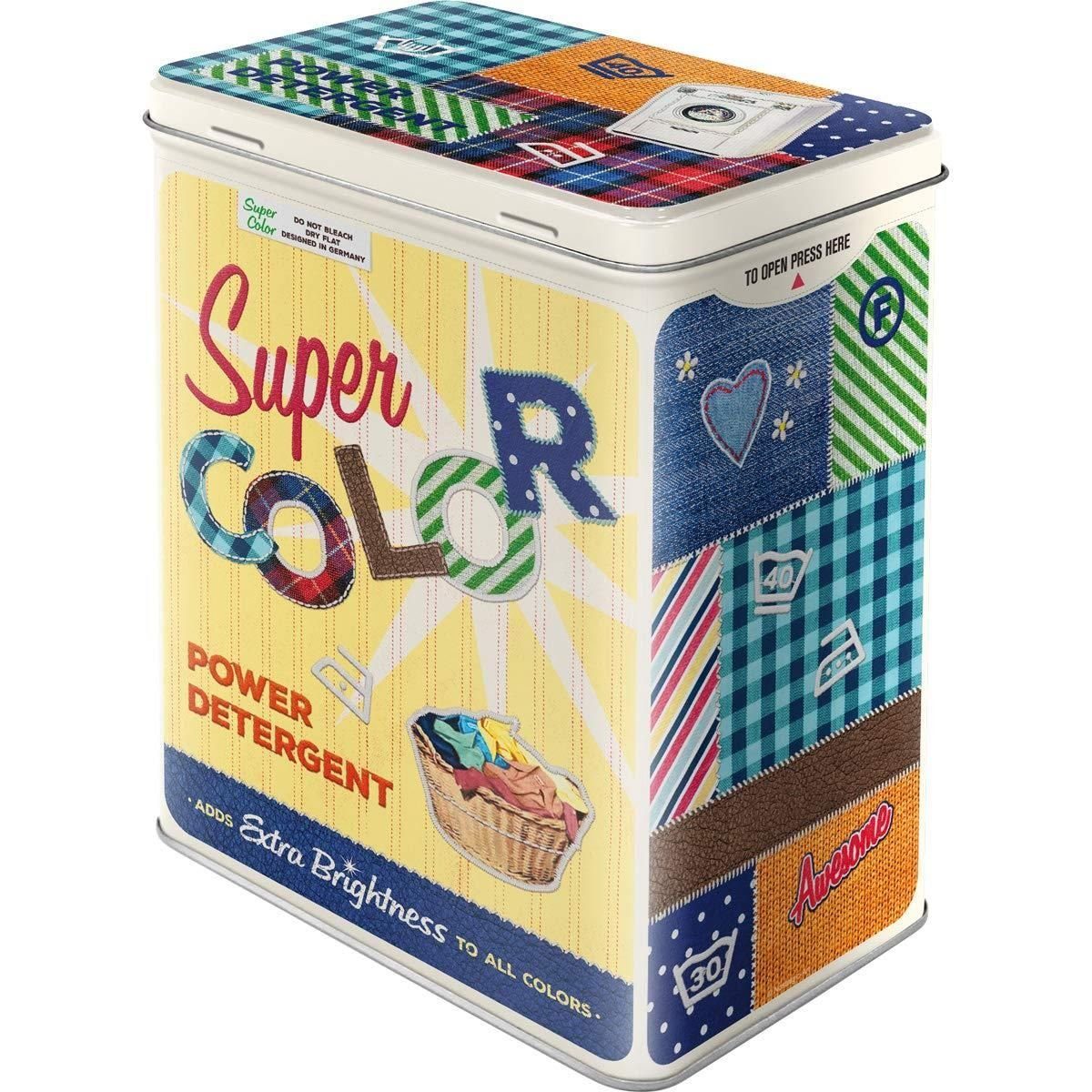 Nostalgic-Art Vorratsdose Kaffeedose Blechdose - Super Color Detergent