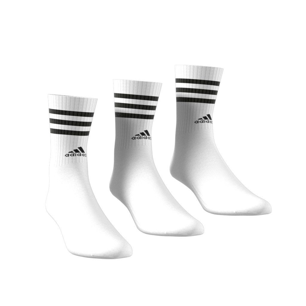 adidas Performance Sportsocken Crew 3-Streifen Cushioned (Fußgewölbeunterst günstig online kaufen