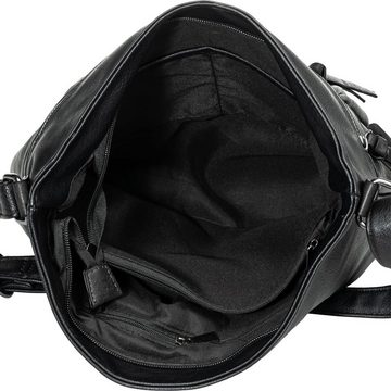 Caspar Umhängetasche TS1070 sportlich elegante mittelgroße Damen Crossbody Bag Umhängetasche