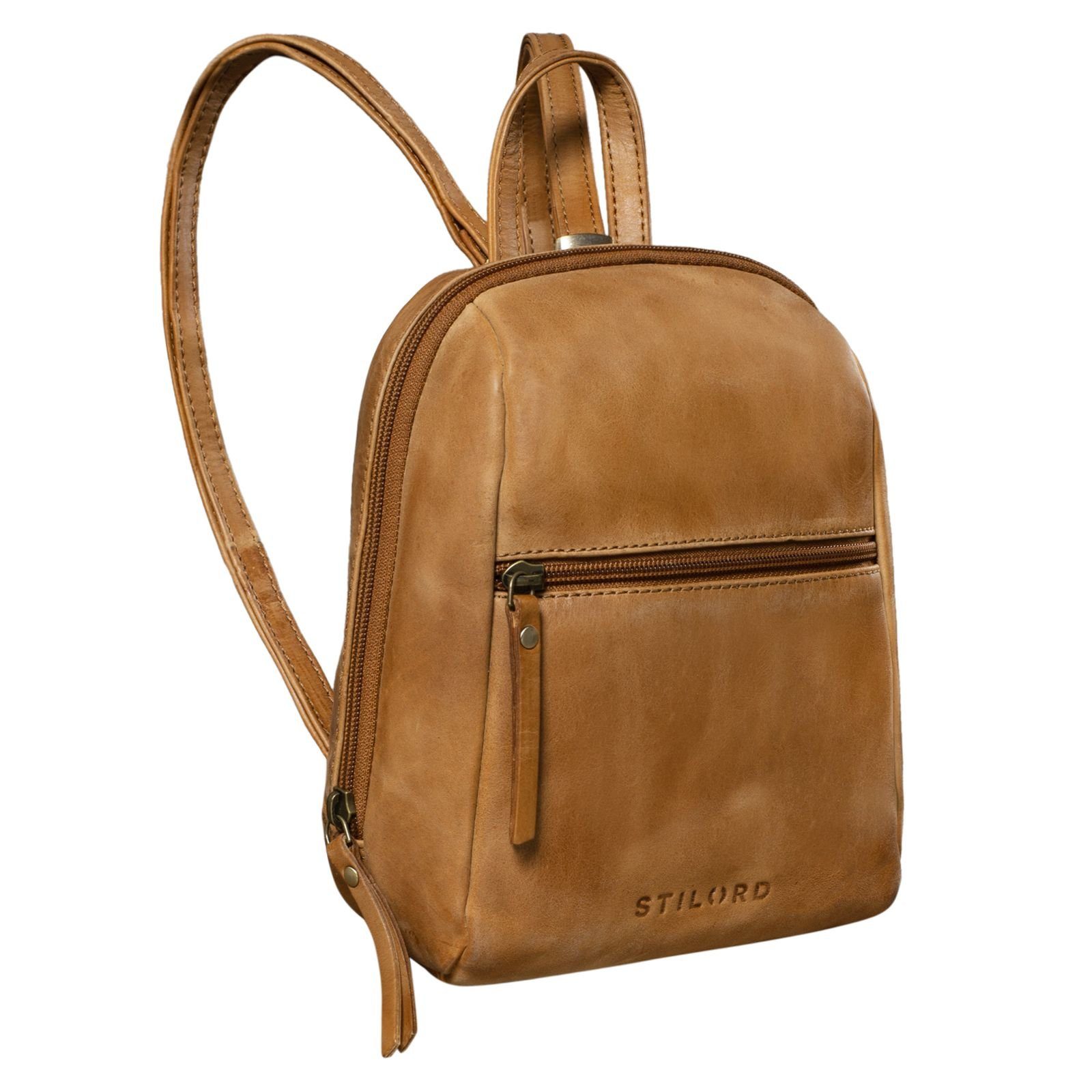 STILORD Cityrucksack "Lia" Mini Rucksack Damen Leder
