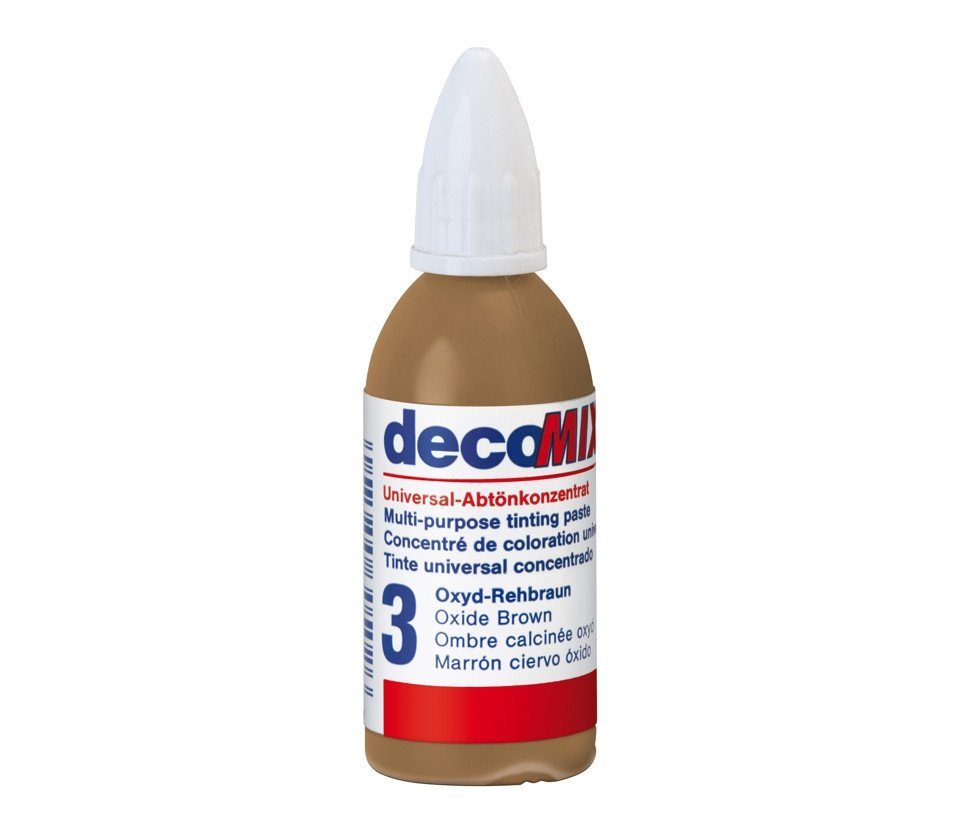 decotric® Vollton- und Abtönfarbe Decotric Abtönkonzentrat 20 ml rehbraun