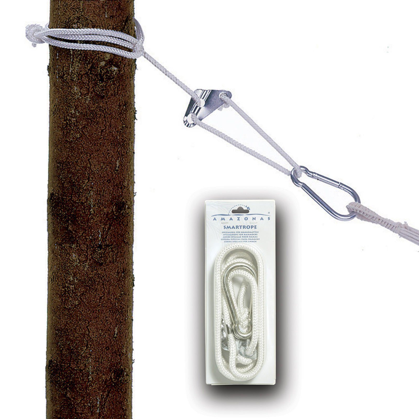 Amazonas Hängematte Smartrope Hängematten Befestigung Seil, Set